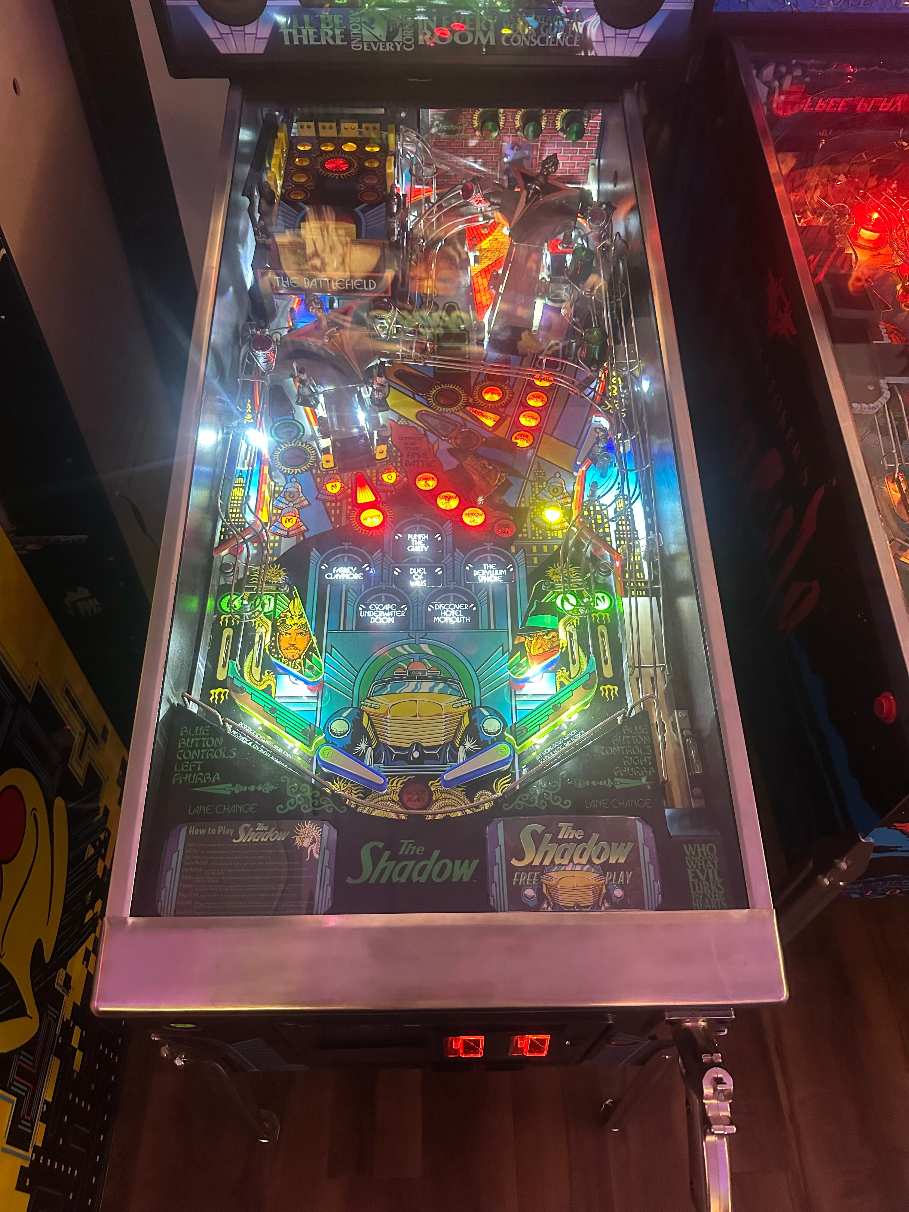 Bally The Shadow Pinball Machine
