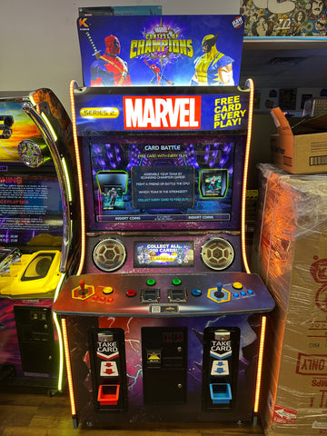Image of Raw Thrills Marvel Contest of Champions Arcade Game