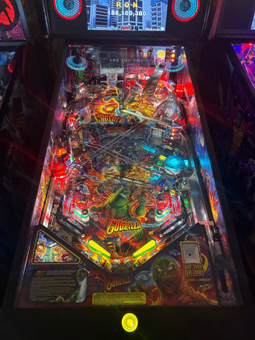 Image of Stern Pinball Godzilla Premium Pinball Machine