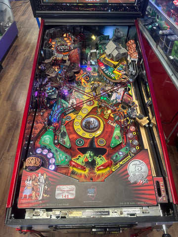 Image of JJP Wizard of Oz 75th Anniversary Ruby Red Edition Pinball Machine
