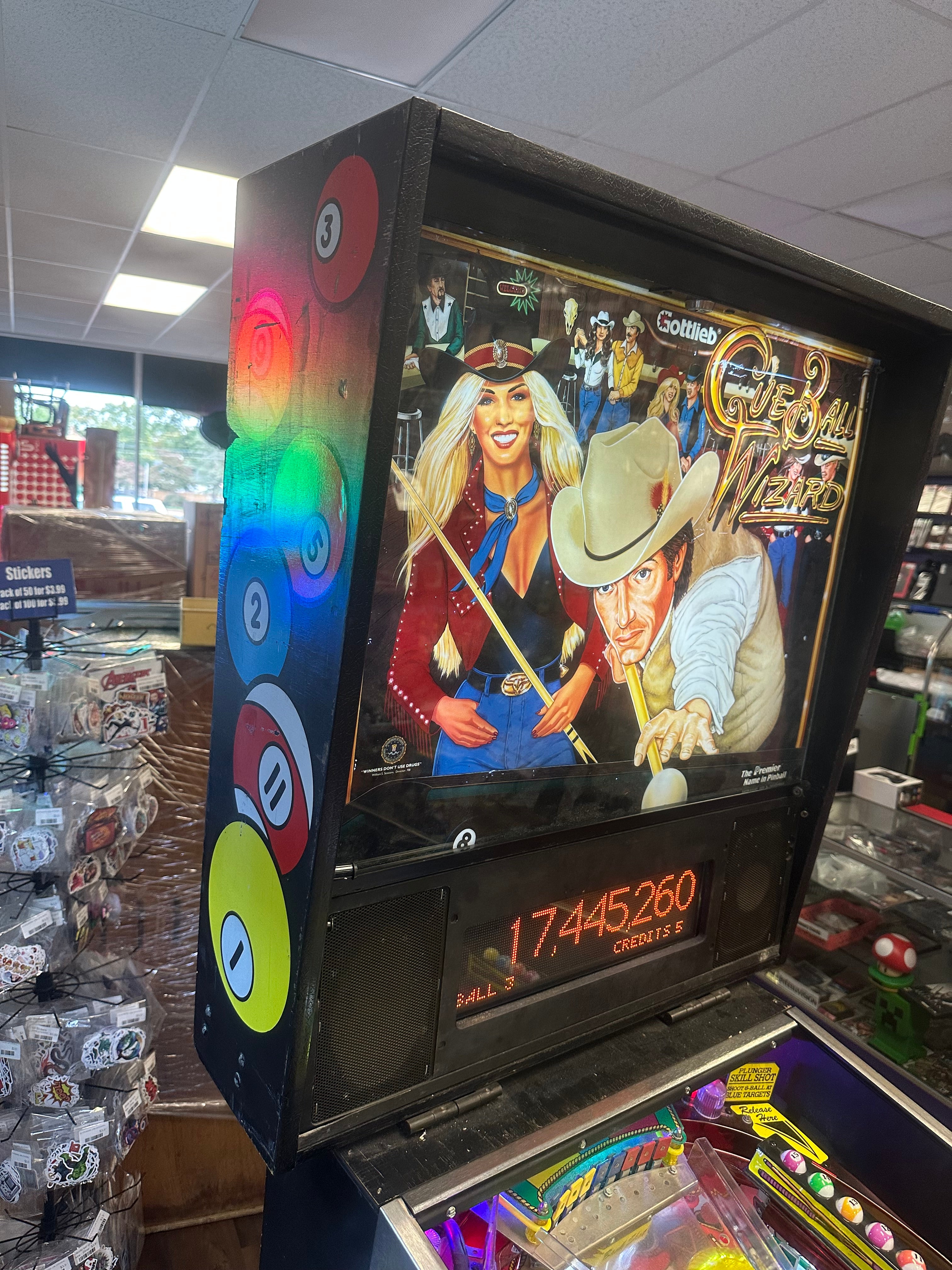 Gottlieb Cue Ball Wizard Pinball Machine