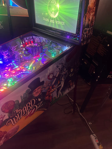 Image of JJP Wizard of Oz 75th Anniversary Ruby Red Edition Pinball Machine