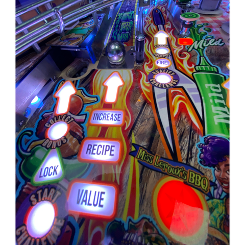 Image of American Pinball Barry O's BBQ Challenge Classic Pinball Machine