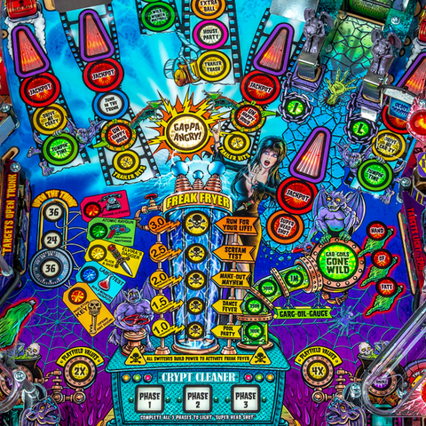 Image of Stern Pinball Elvira’s House of Horrors Premium Pinball Machine