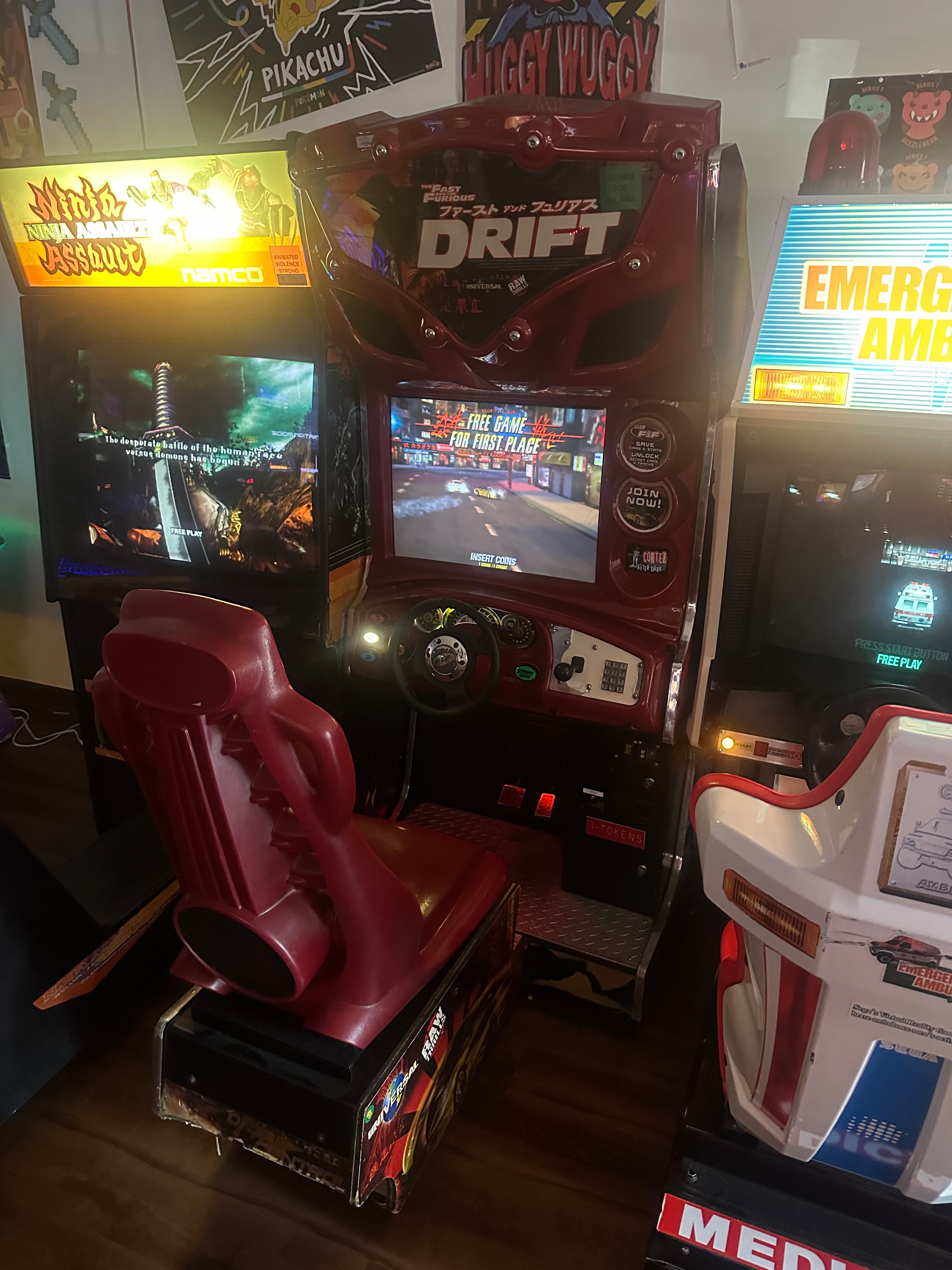 Raw Thrills The Fast and the Furious DRIFT Arcade Racing Game