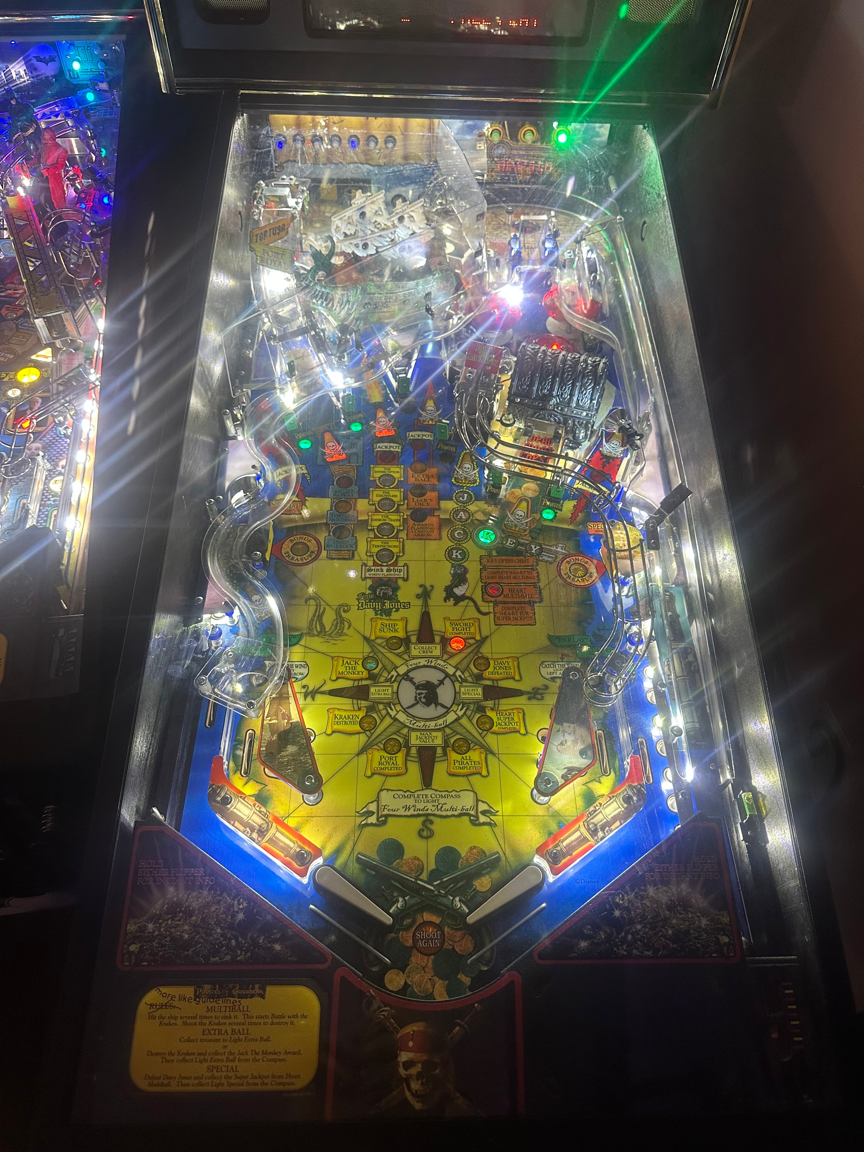 Stern Pinball Pirates of the Caribbean Pinball Machine