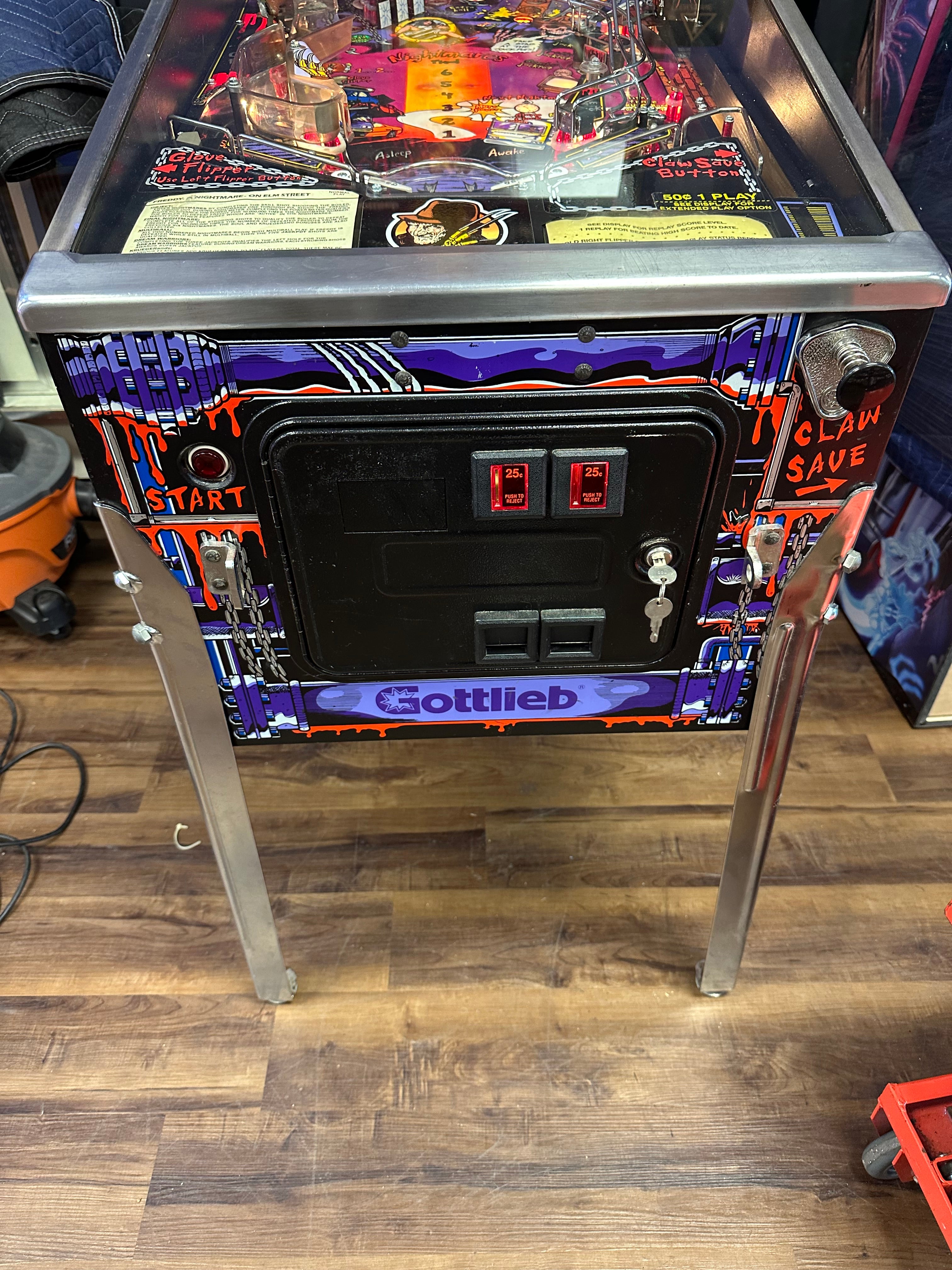 Gottlieb Freddy: A Nightmare on Elm Street Pinball Machine