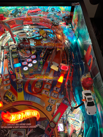 Image of American Pinball Hot Wheels Deluxe Pinball Machine