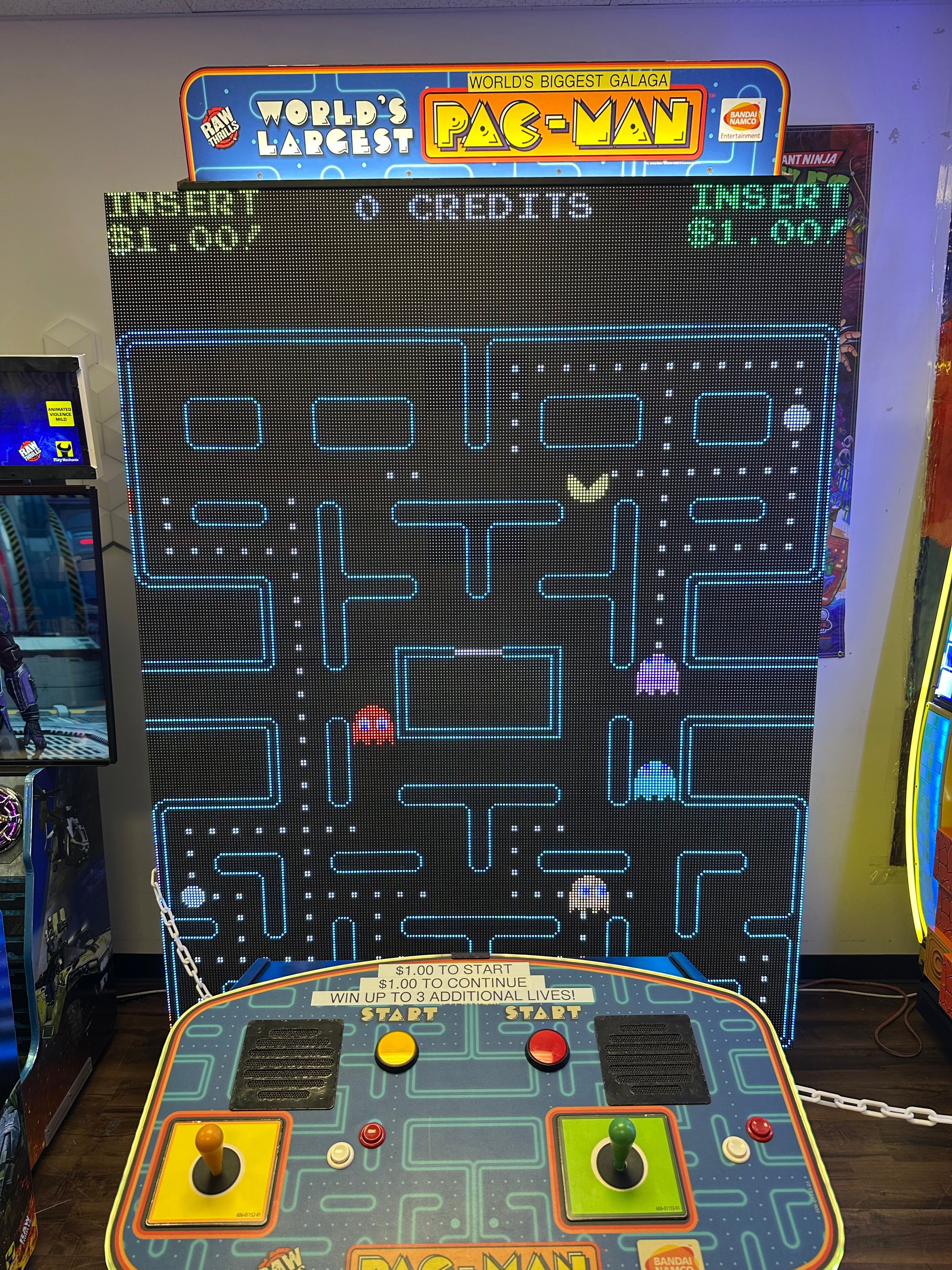 Bandai Namco World's Largest Pacman Arcade Game