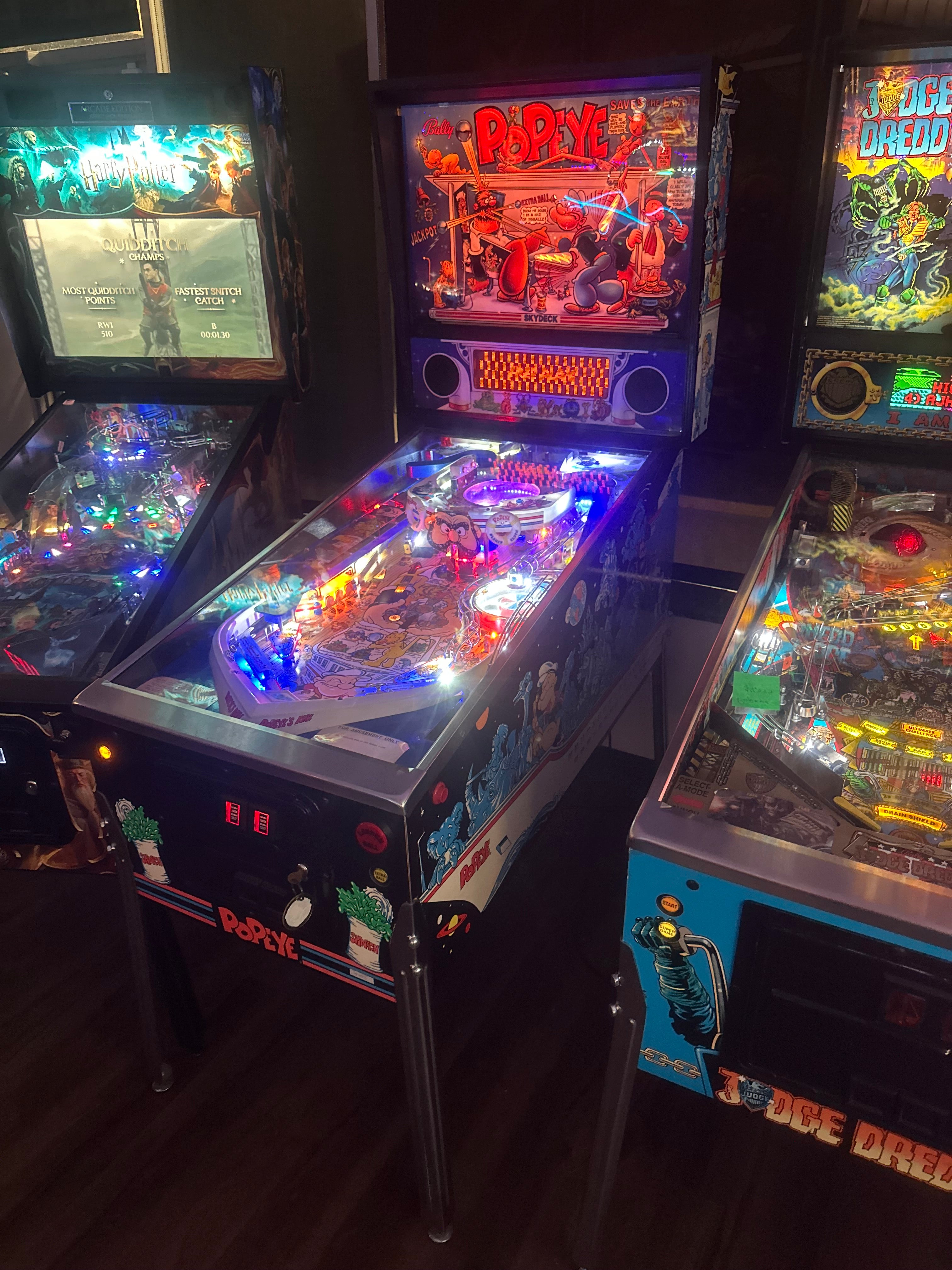 Bally Popeye Saves the Earth Pinball Machine