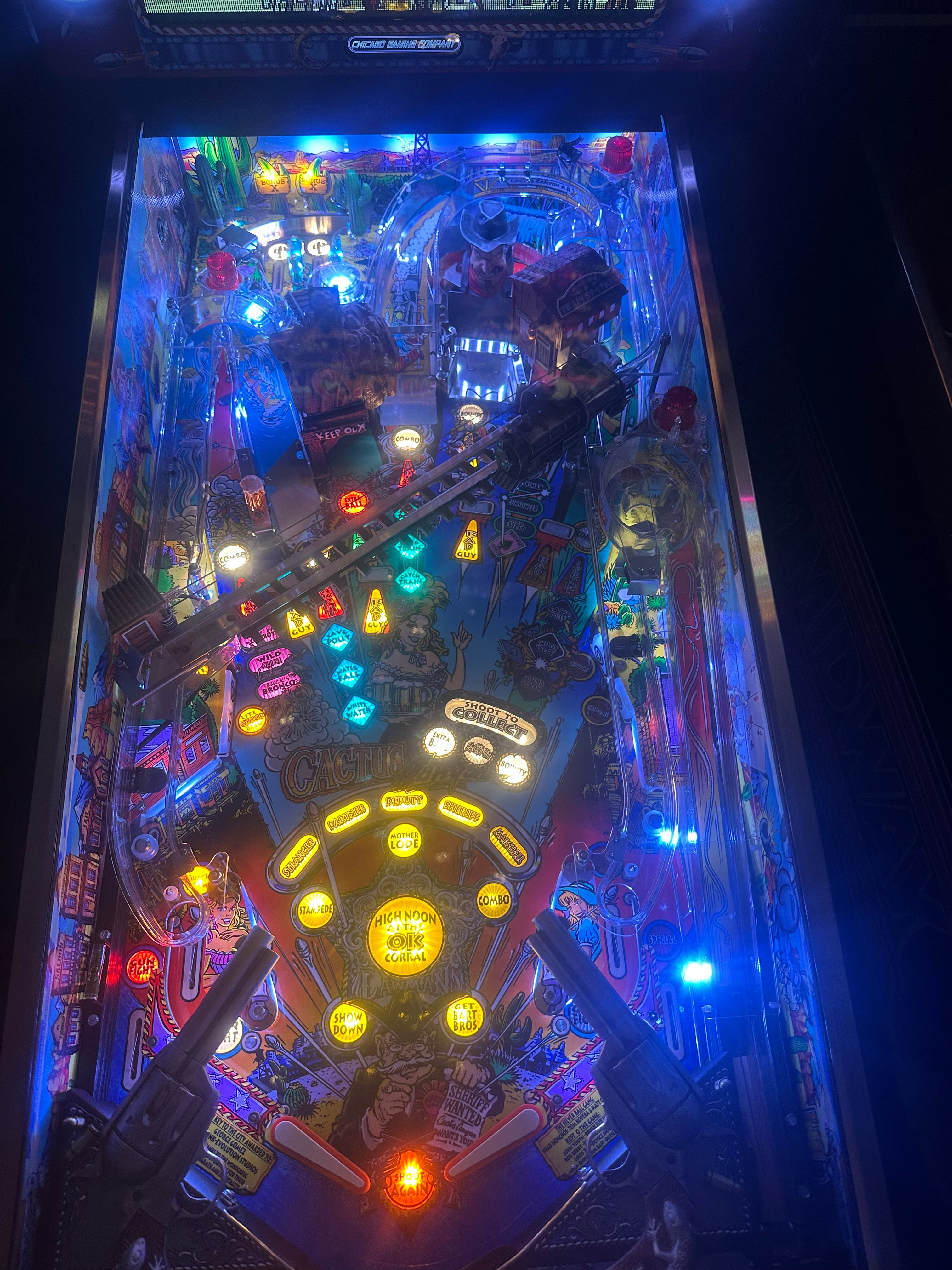 CGC LOADED Cactus Canyon Special Edition Pinball Machine