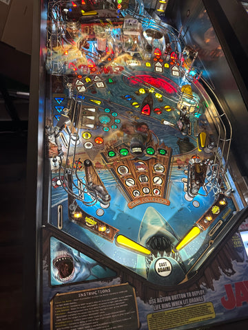 Image of Stern Pinball Jaws Premium Pinball Machine