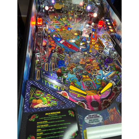 Image of Stern Pinball Teenage Mutant Ninja Turtles Premium Pinball Machine