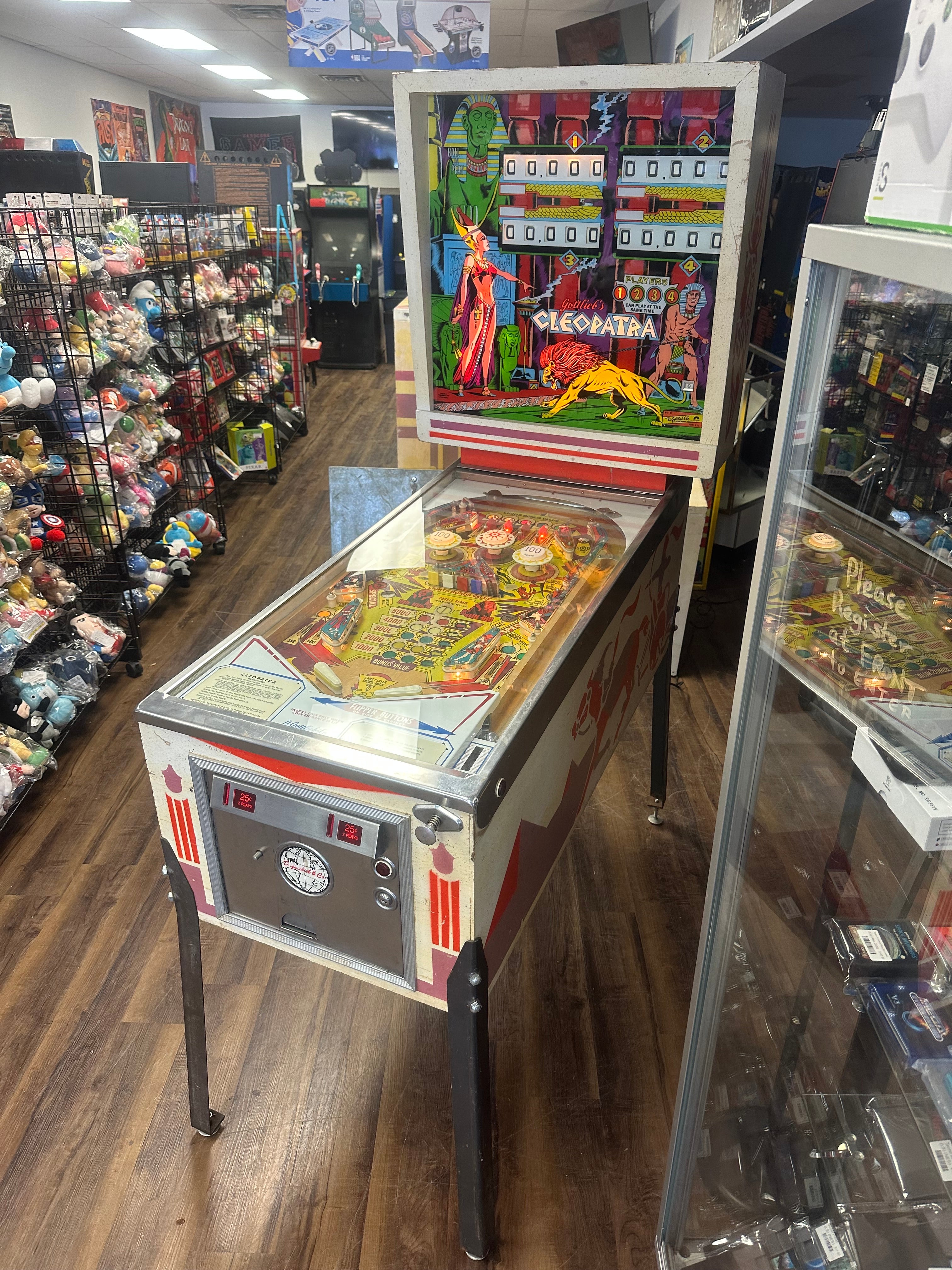Gottlieb Cleopatra Pinball Machine