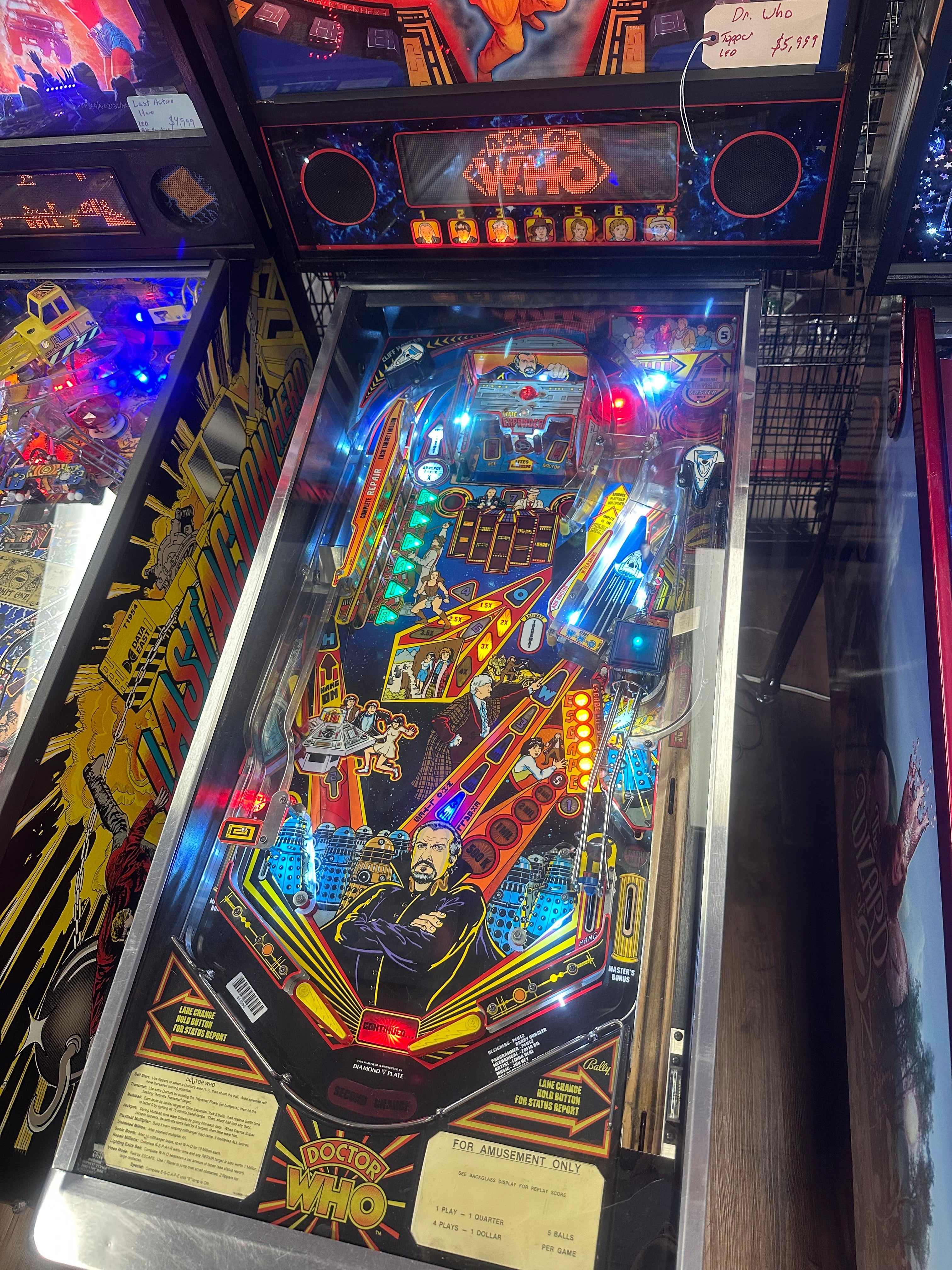Bally Doctor Who Pinball Machine