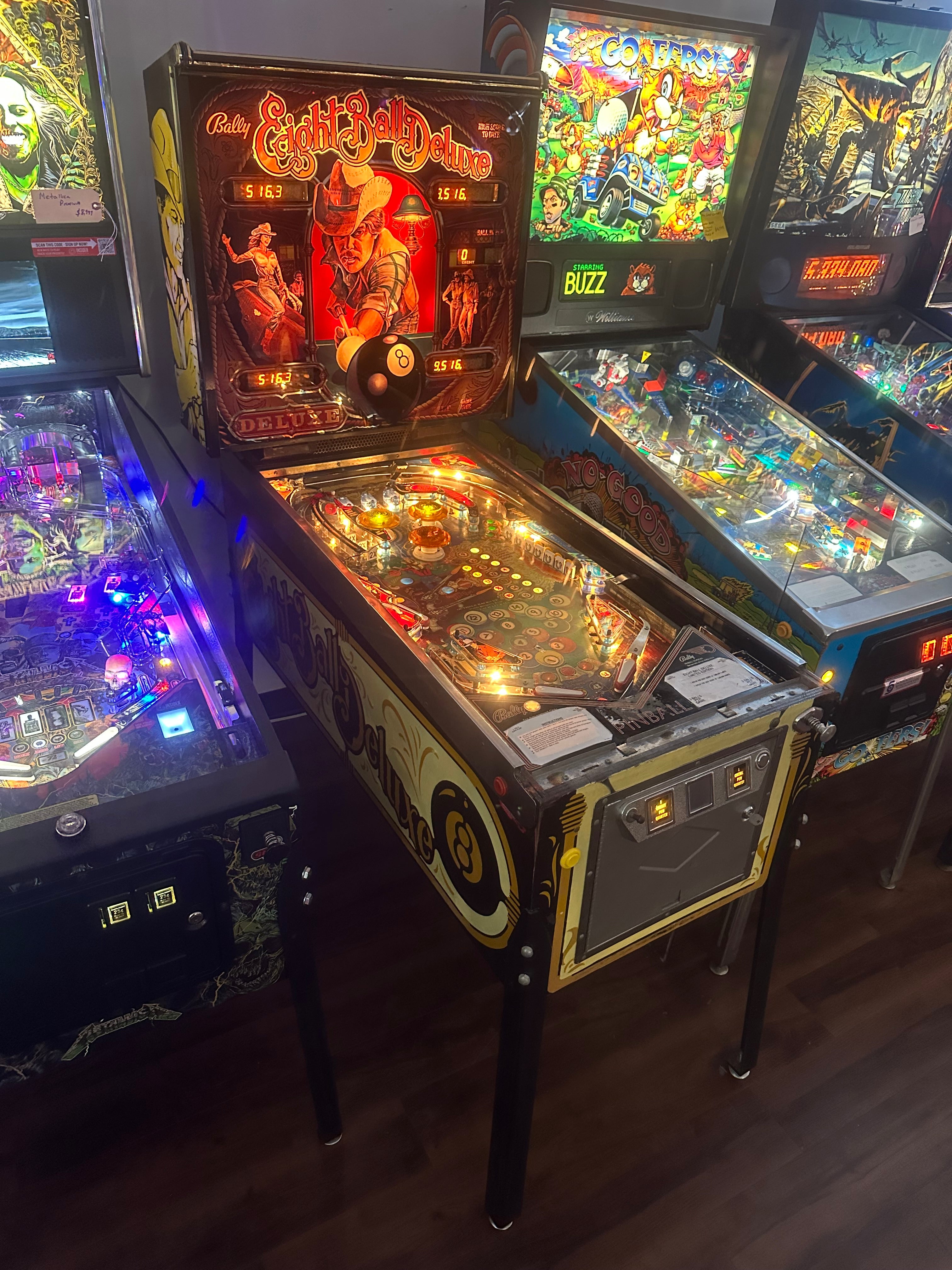 Bally Eight Ball Deluxe Pinball Machine