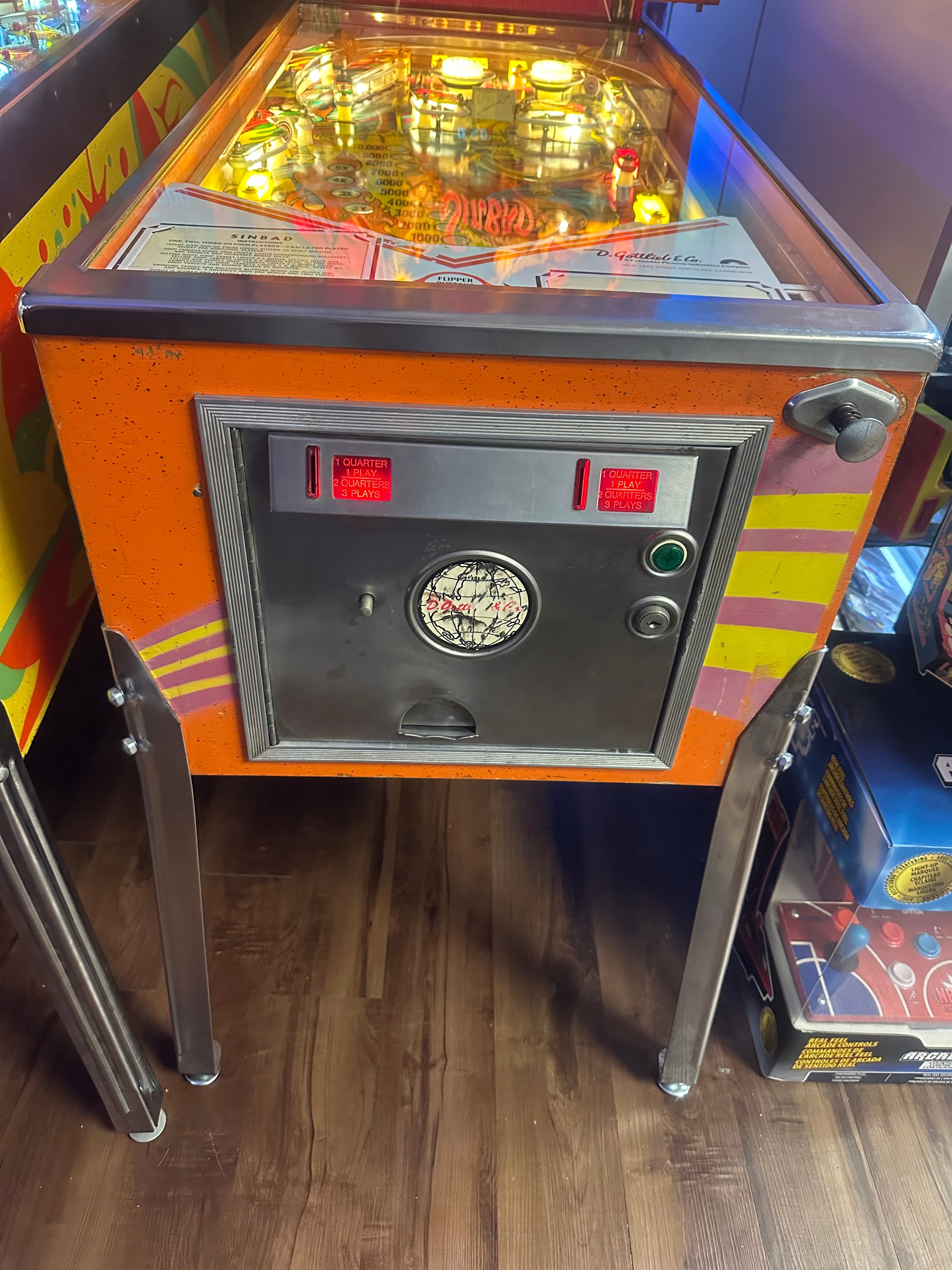 Gottlieb Sinbad Pinball Machine