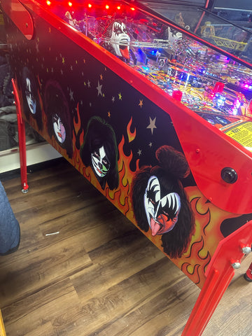 Image of Stern Pinball KISS Limited Edition Pinball Machine with Stern Topper