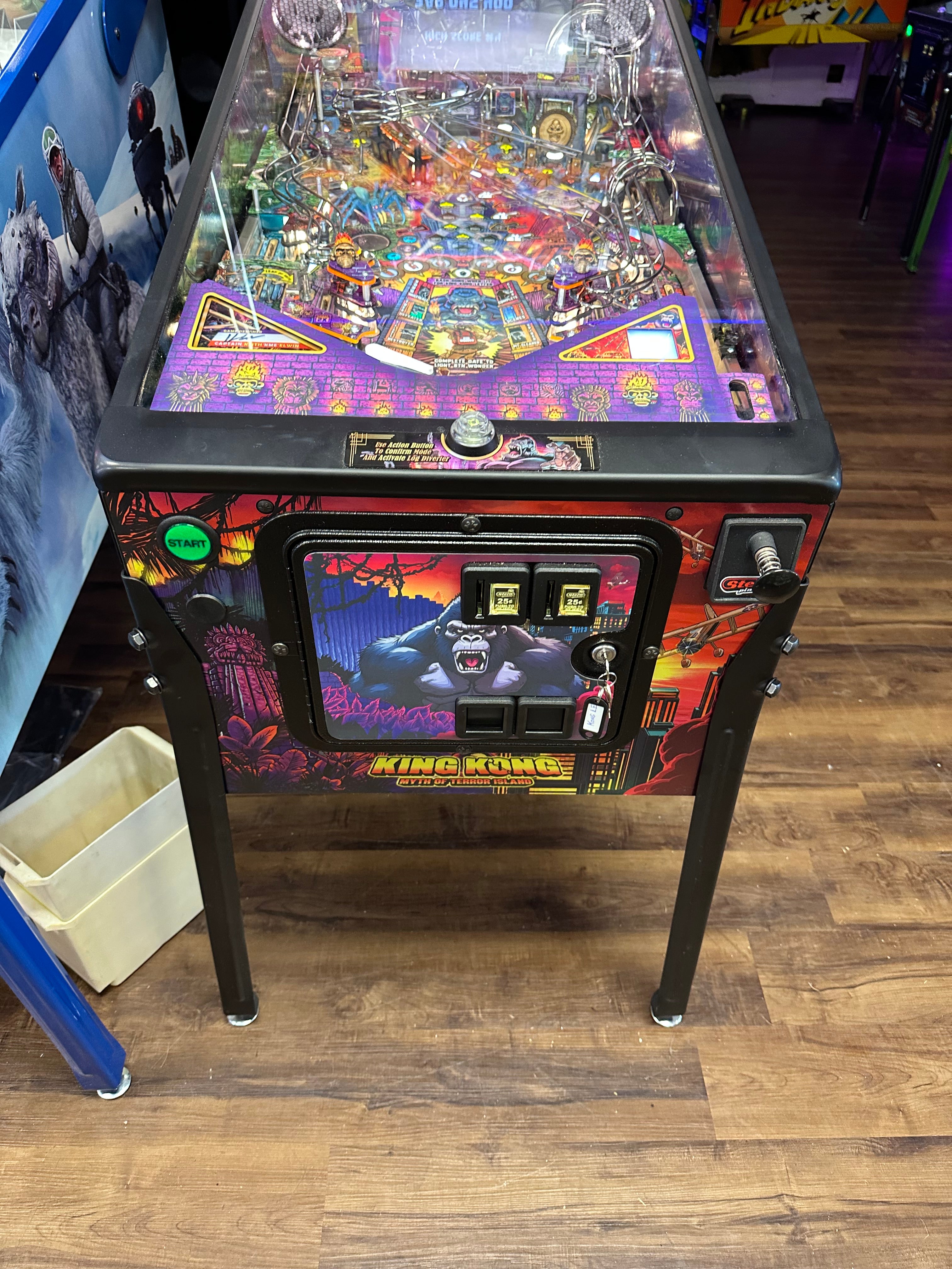 Stern Pinball LOADED King Kong: Myth of Terror Island Limited Edition Pinball Machine