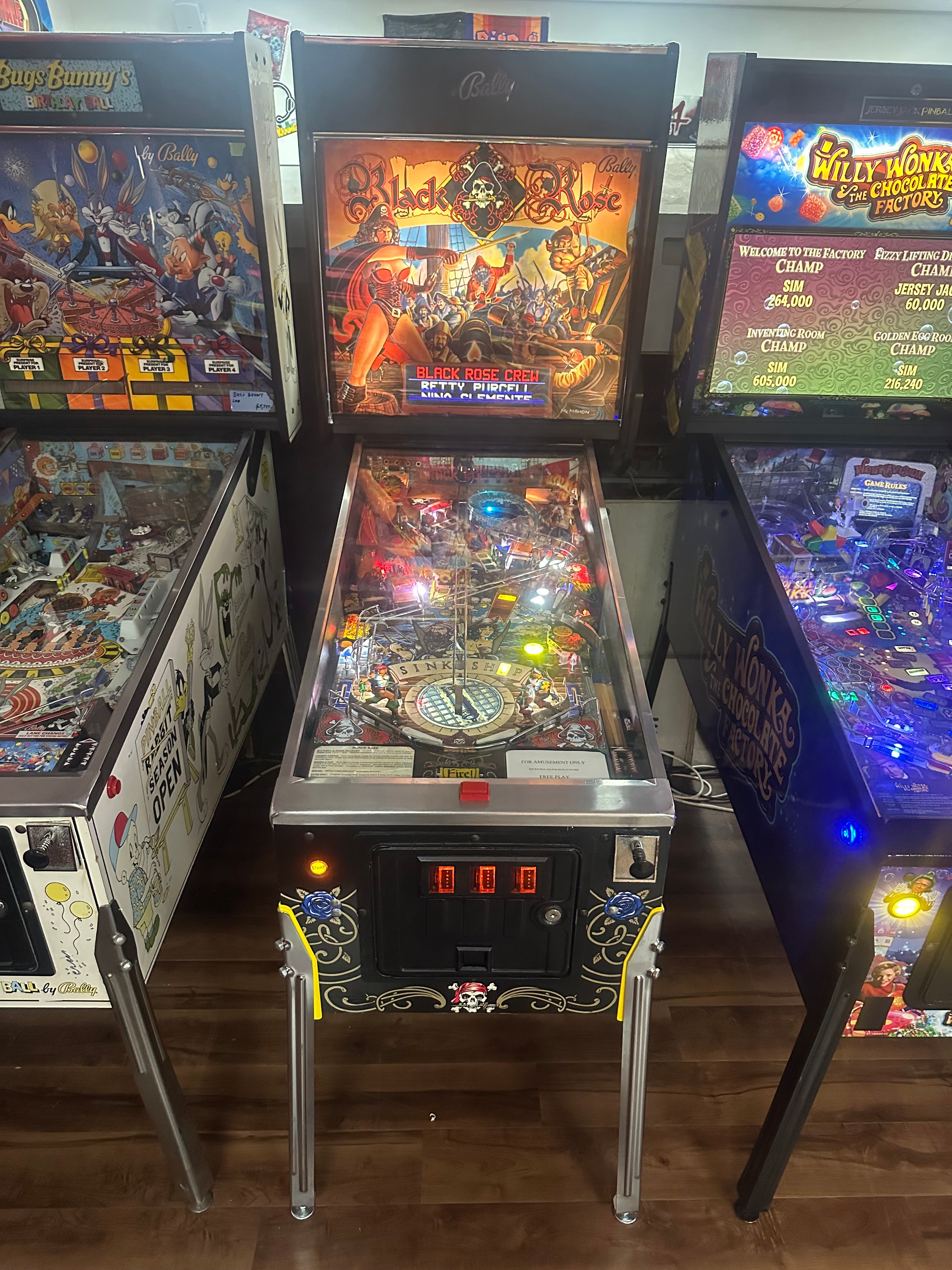 Bally Black Rose Pinball Machine