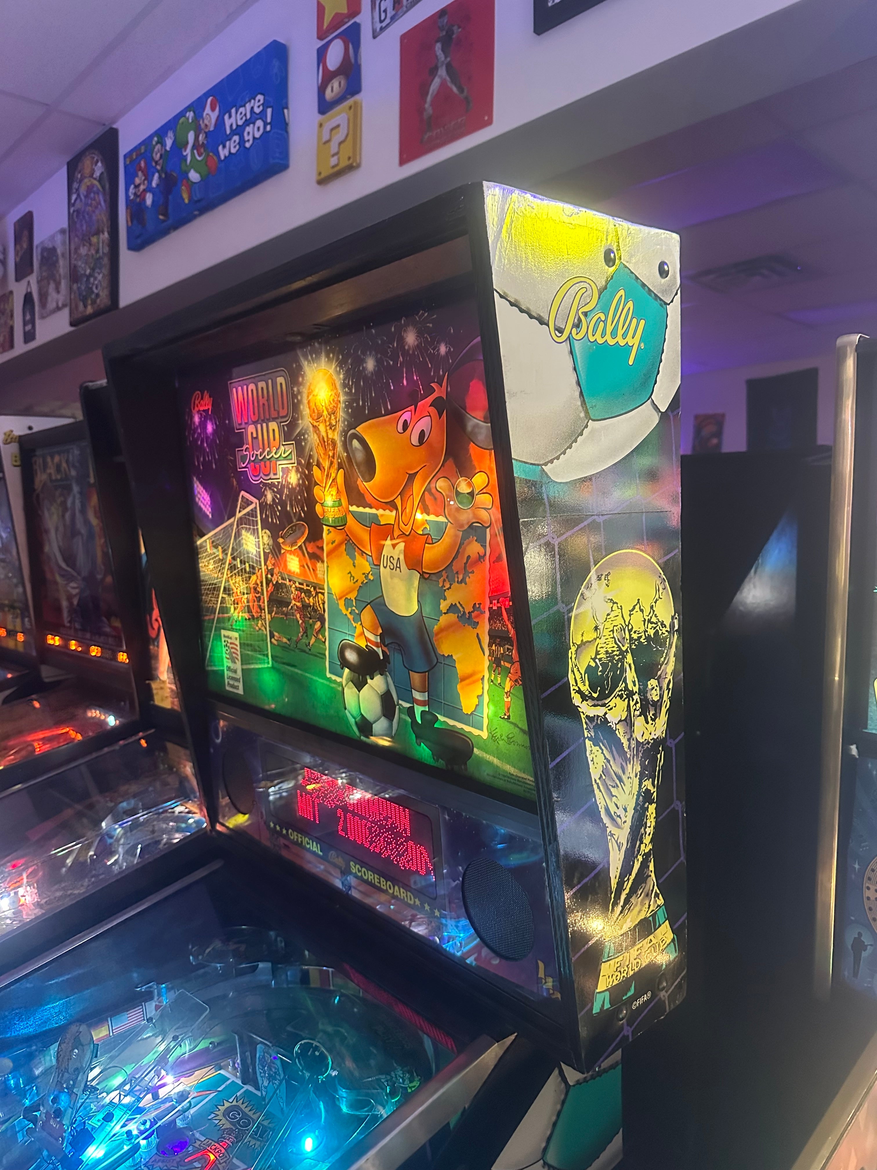 Bally World Cup Soccer Pinball Machine