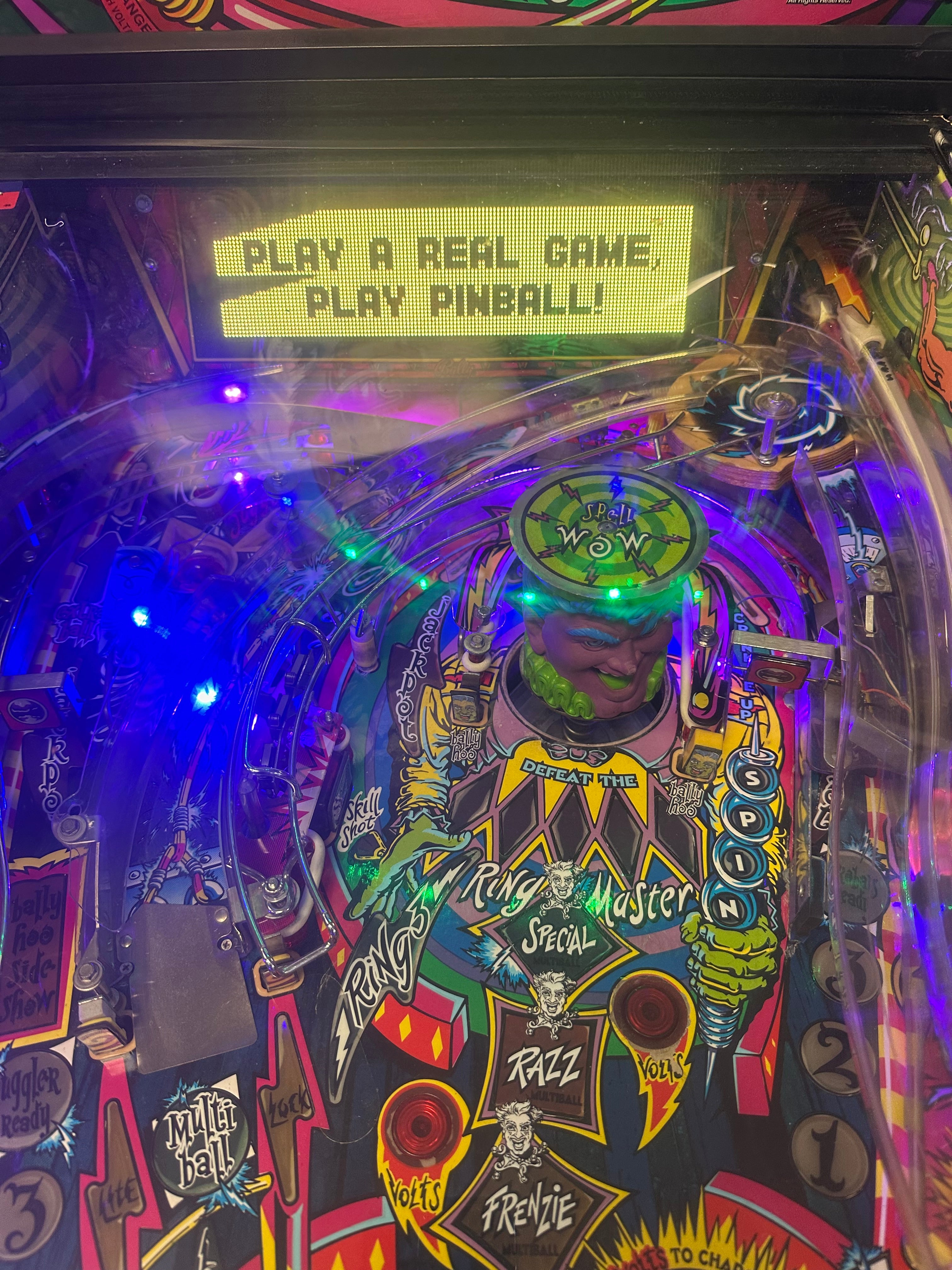 Bally Cirqus Voltaire Pinball Machine