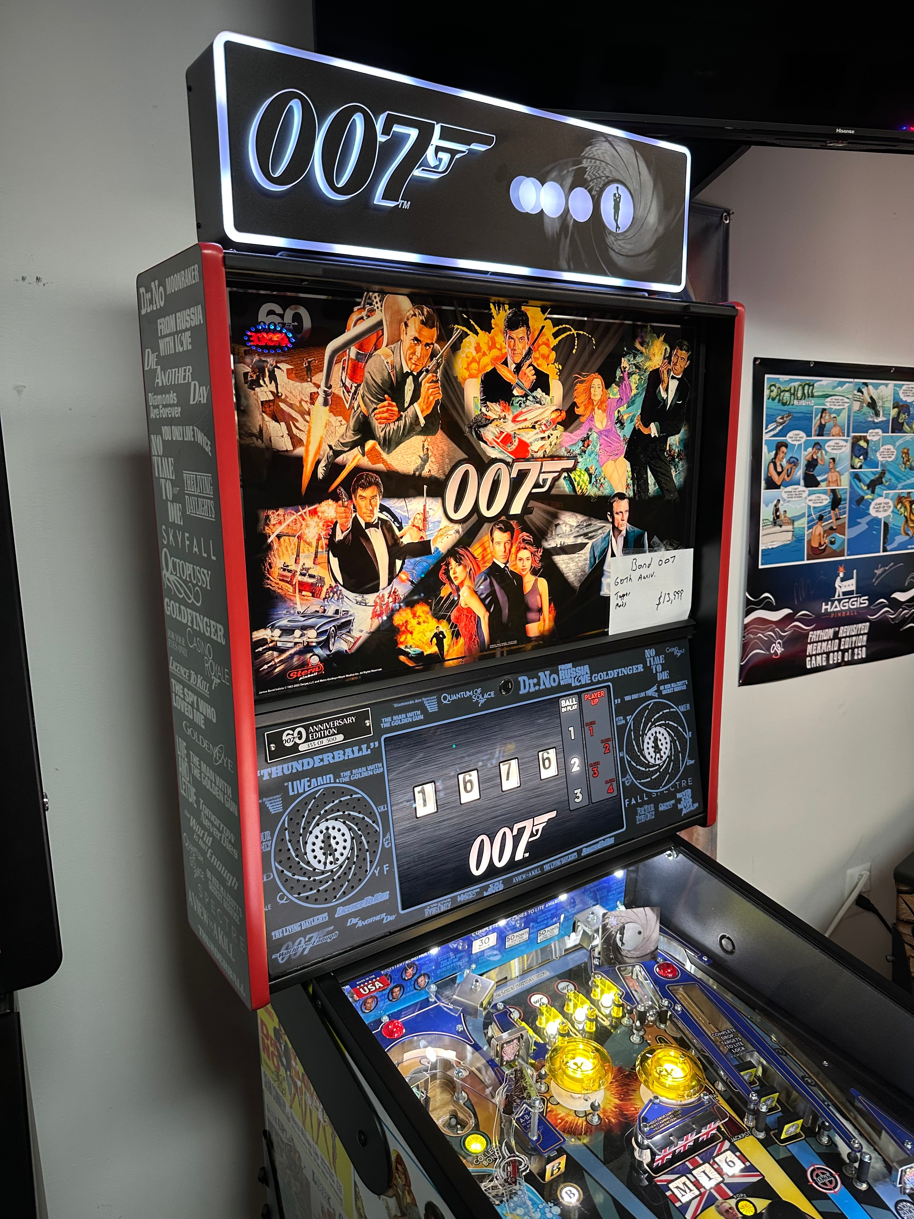 Stern Pinball James Bond 007 60th Anniversary Limited Edition Pinball Machine