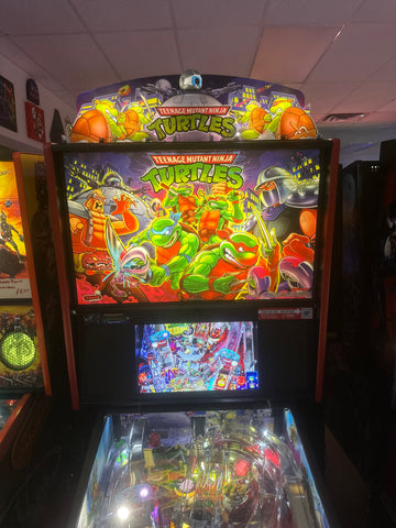 Image of Stern Pinball LOADED Teenage Mutant Ninja Turtles Premium Pinball Machine