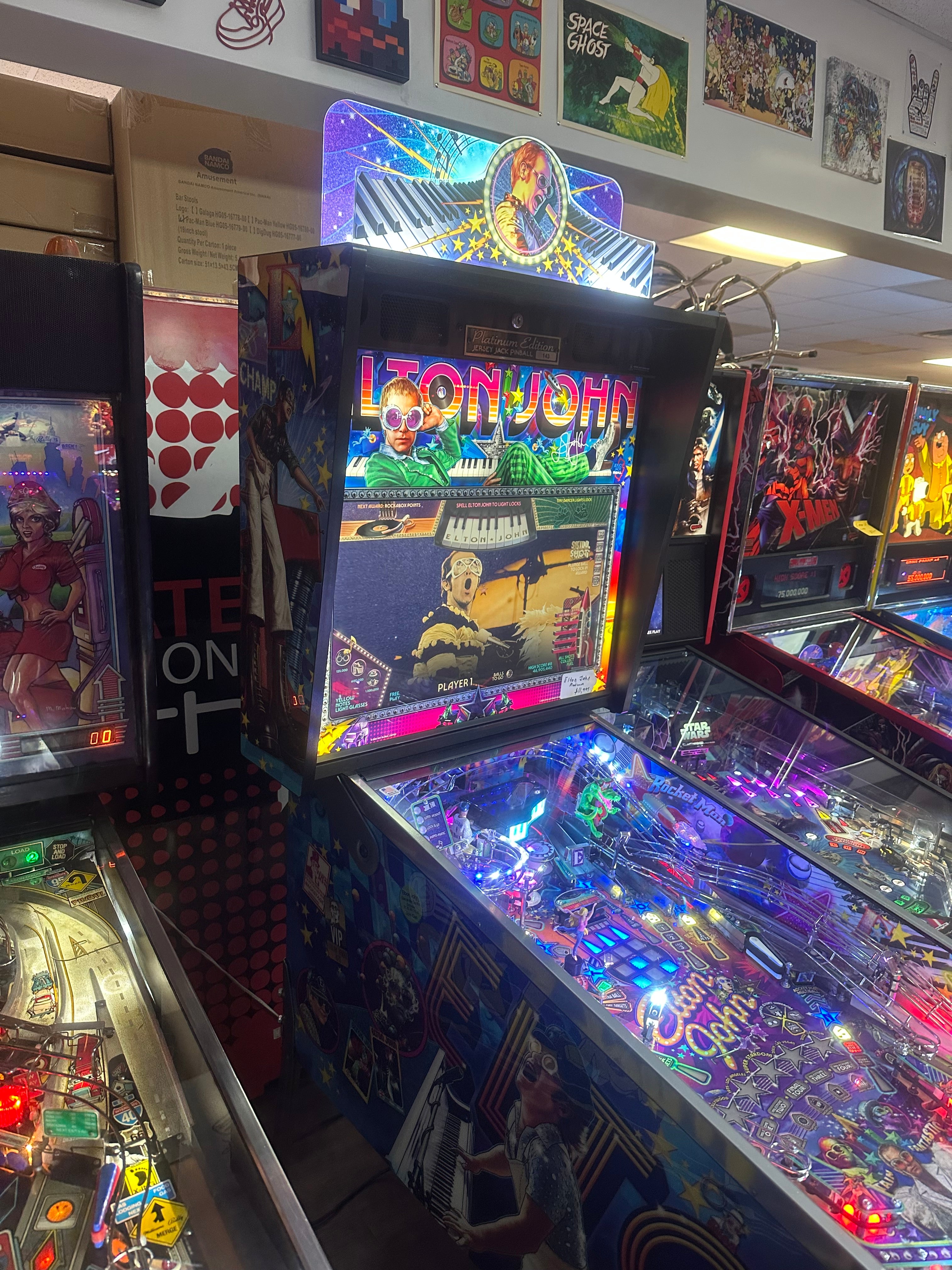 JJP Elton John Platinum Edition Pinball Machine