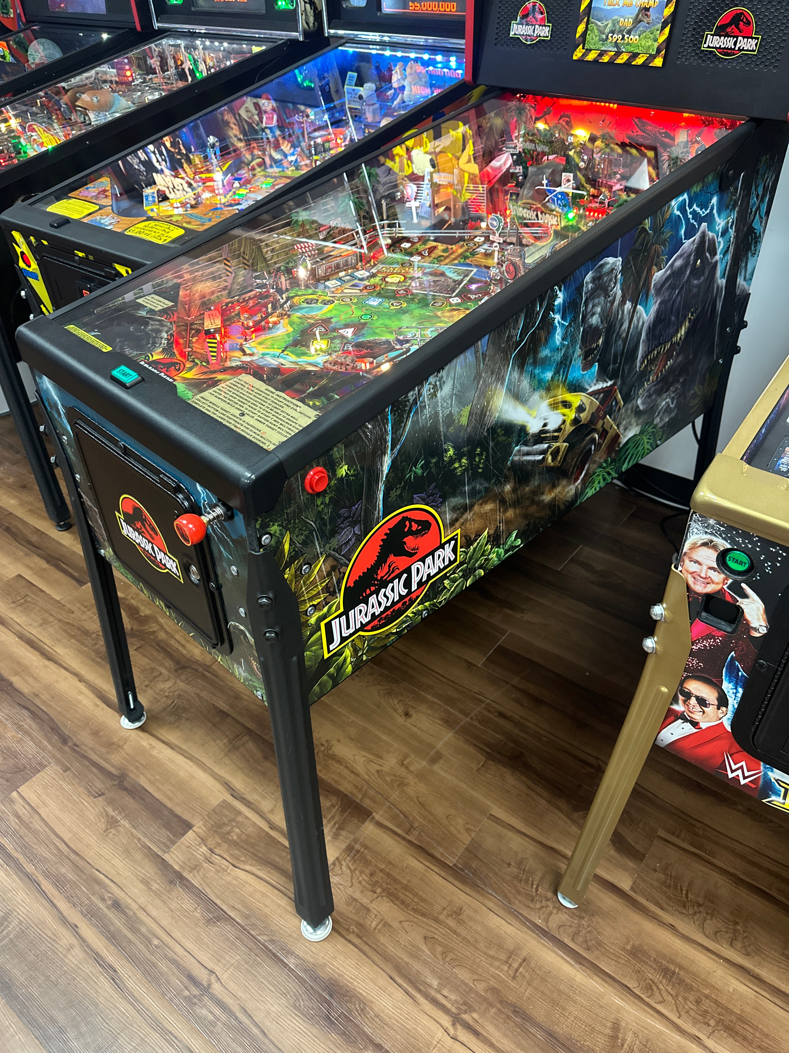 Stern Pinball LOADED Jurassic Park Home Pinball Machine