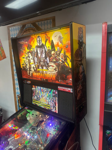 Image of Stern Pinball LOADED The Mandalorian Premium Pinball Machine