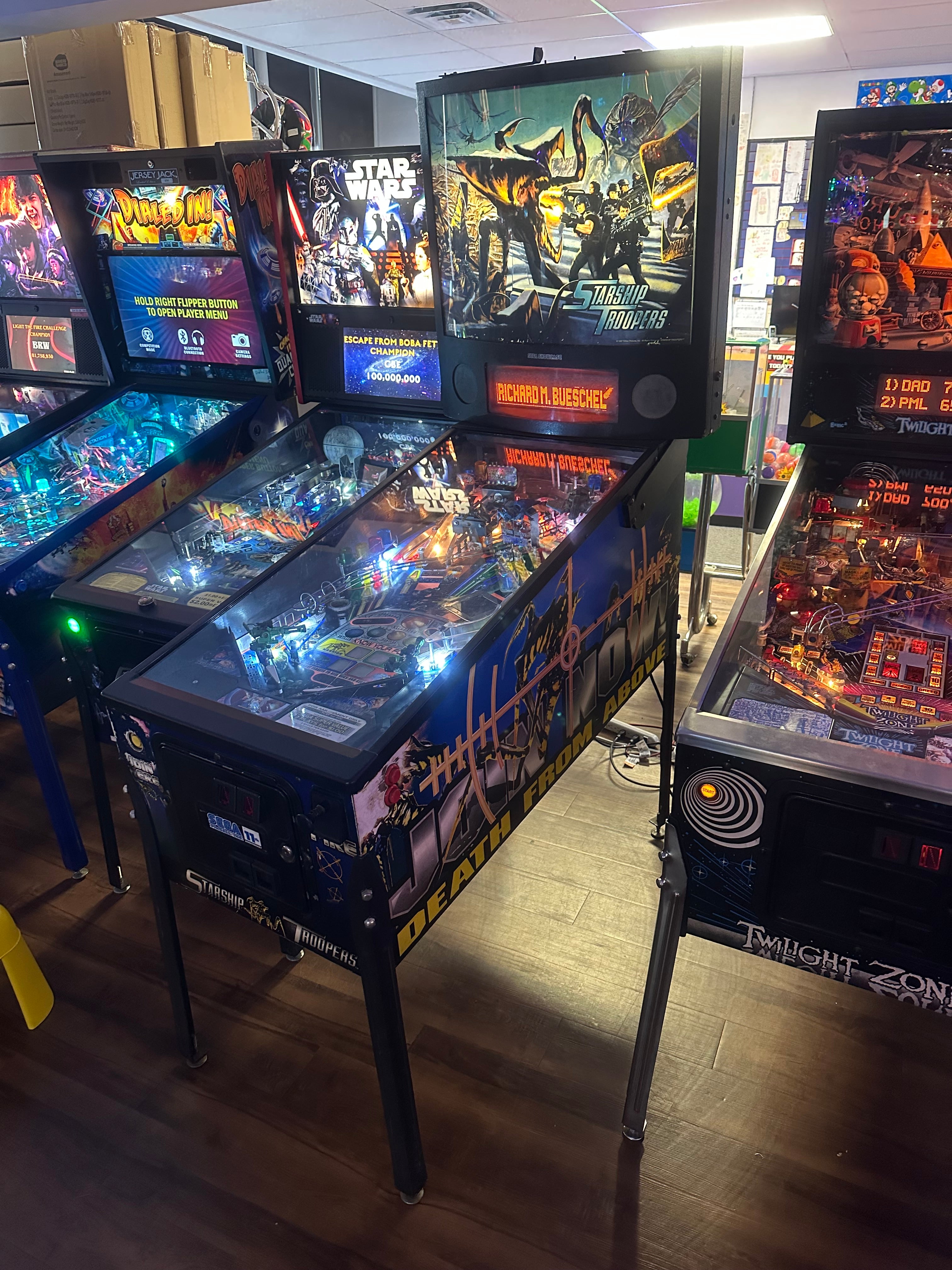 SEGA Starship Troopers Pinball Machine