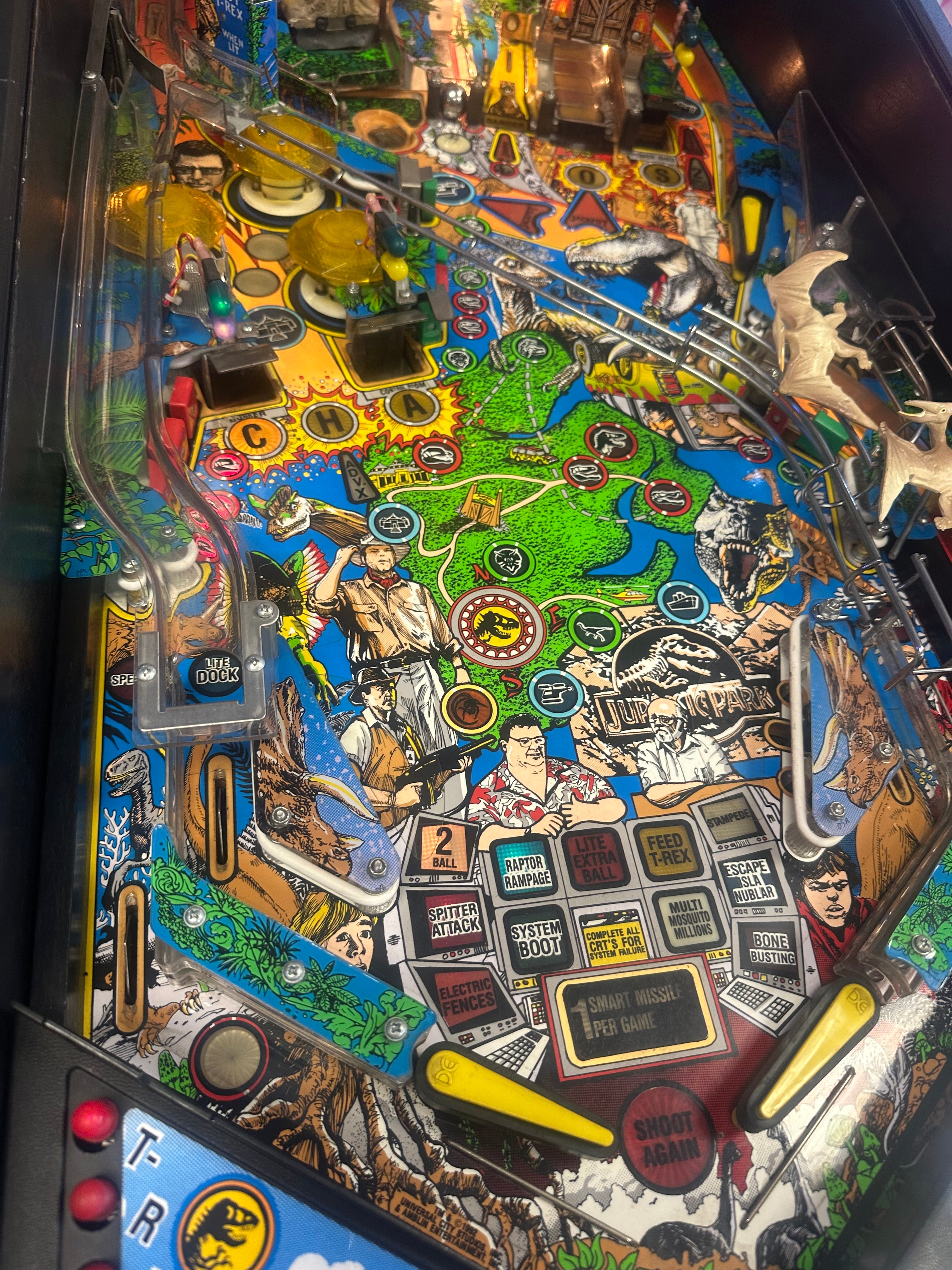 Data East Jurassic Park Pinball Machine