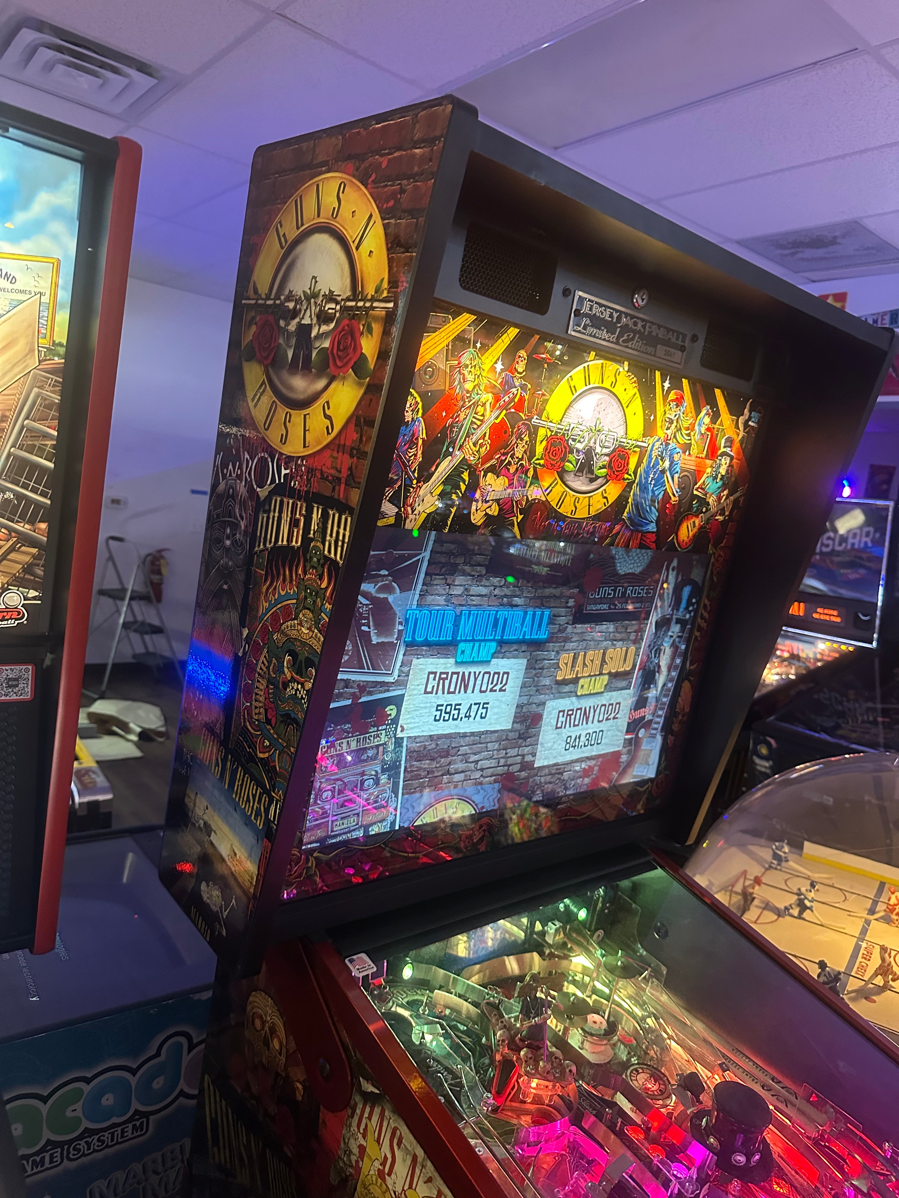 JJP Guns N' Roses Limited Edition Pinball Machine