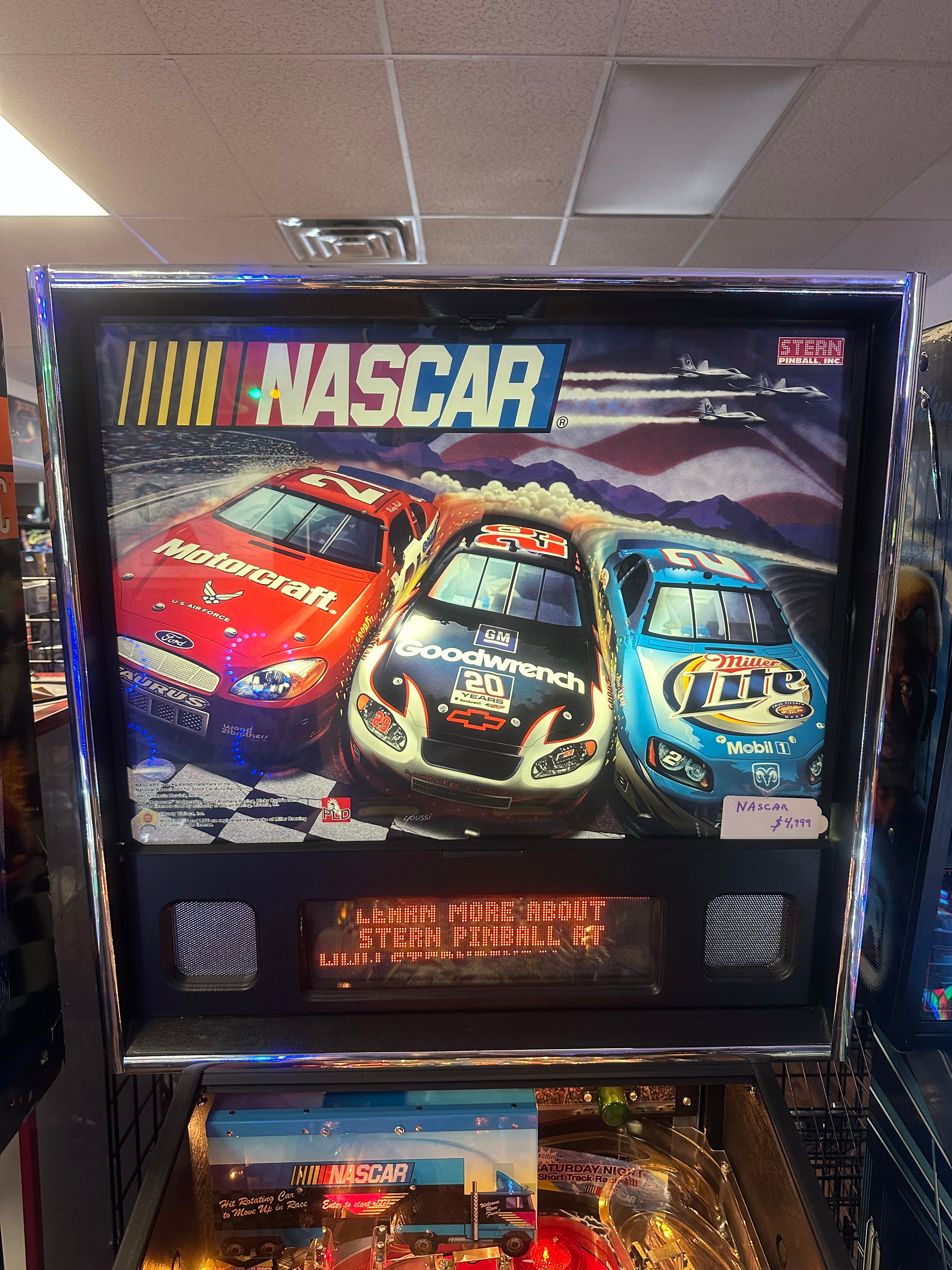 Stern Pinball NASCAR Pinball Machine