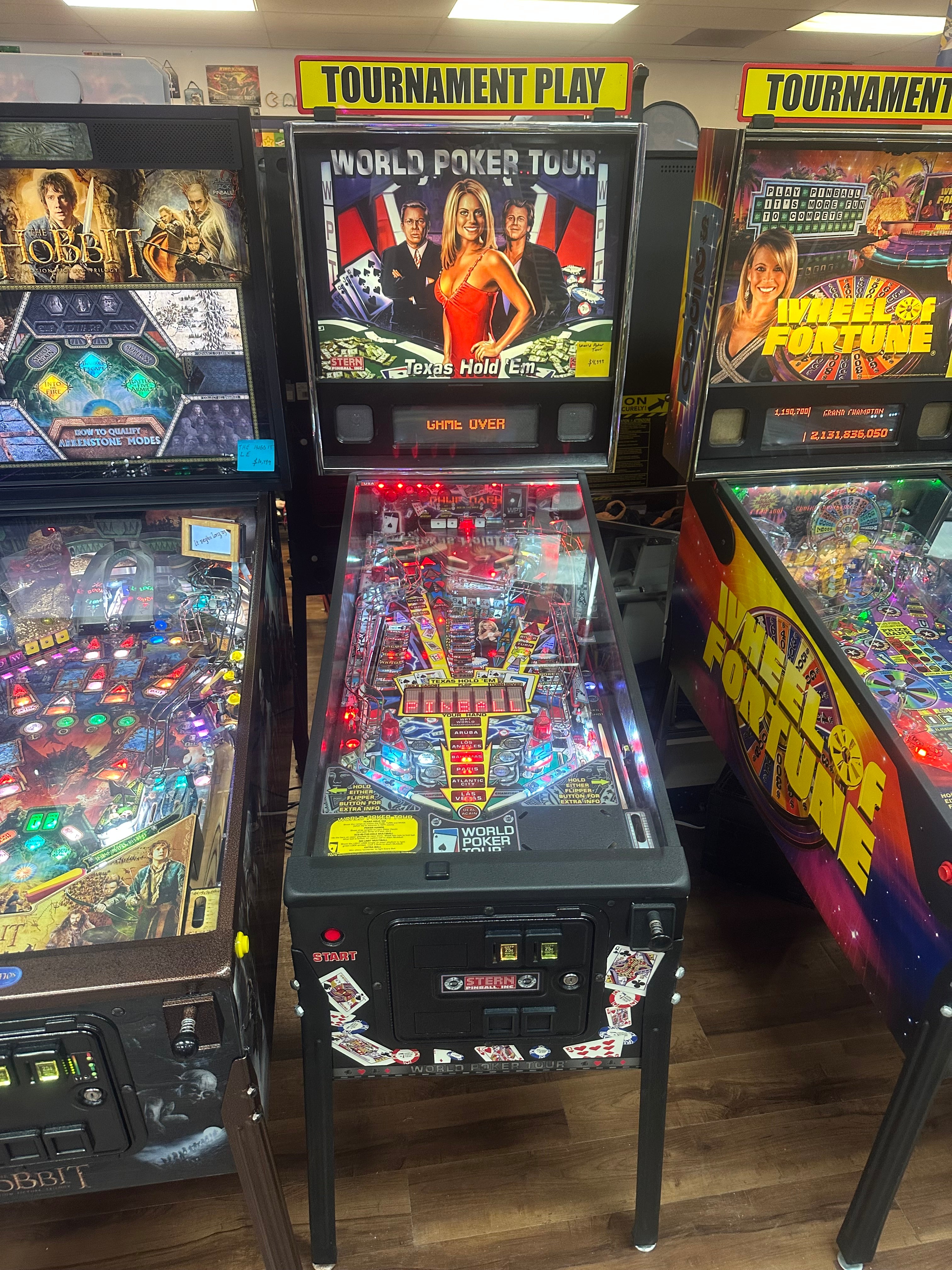 Stern Pinball World Poker Tour Pinball Machine