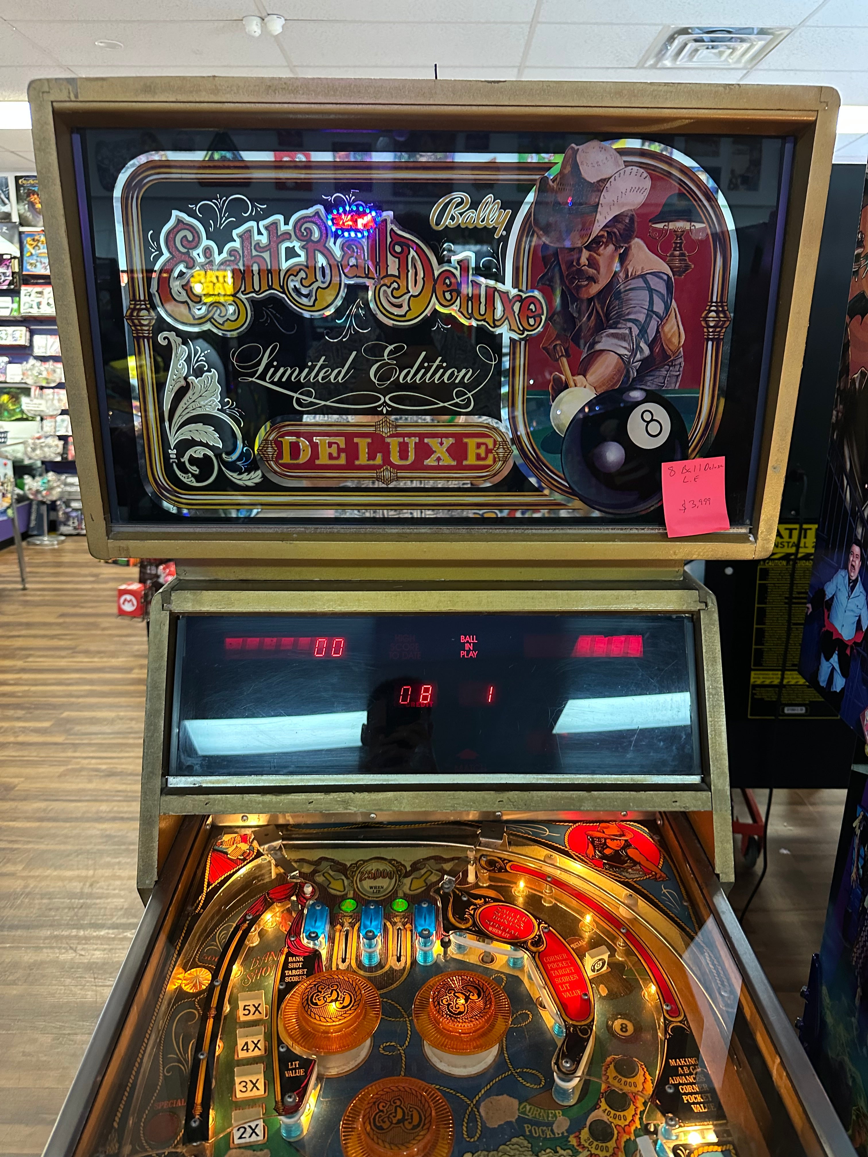 Bally Eight Ball Deluxe Limited Edition Pinball Machine