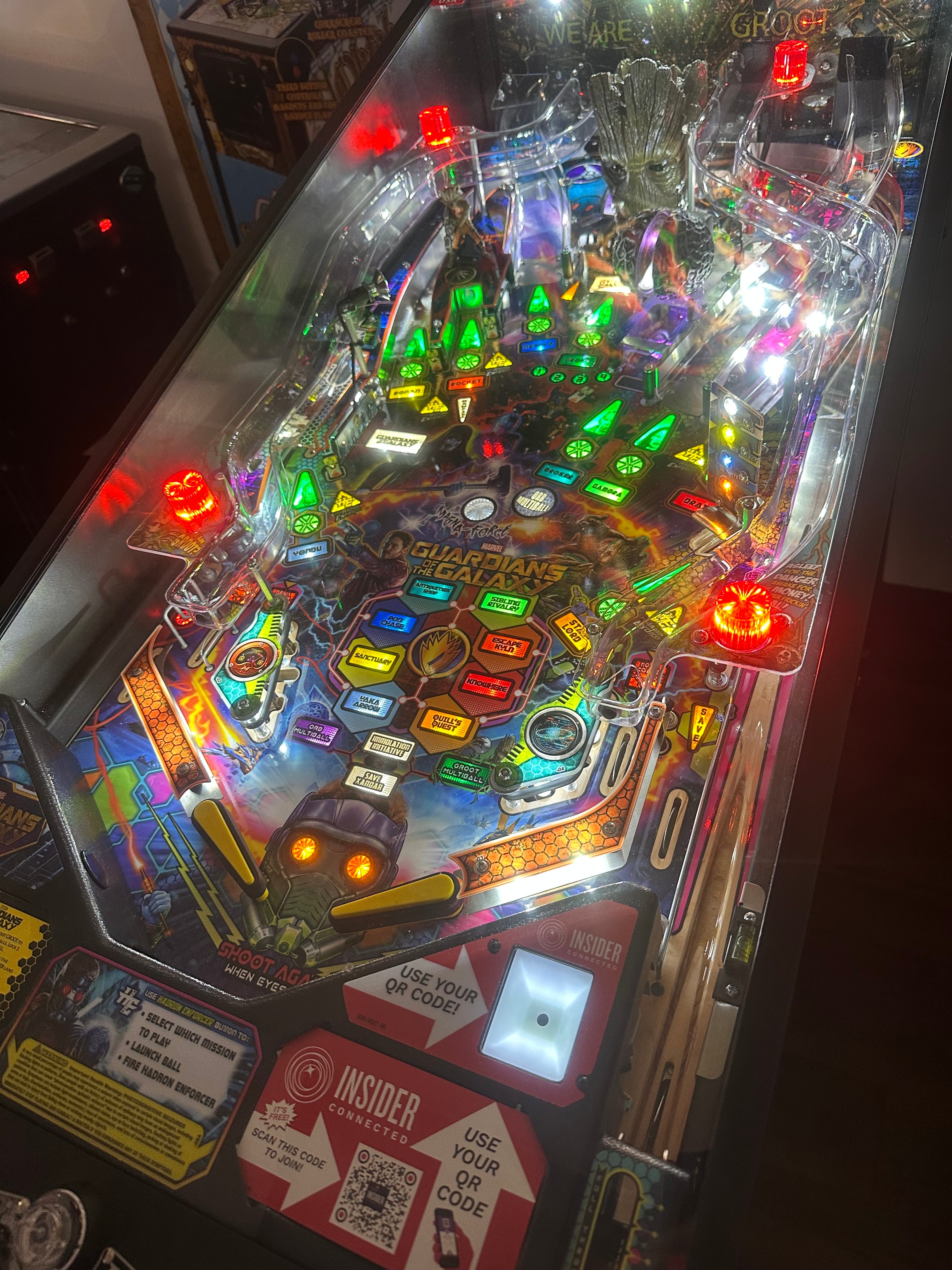 Stern Pinball Guardians of the Galaxy Pro Pinball Machine