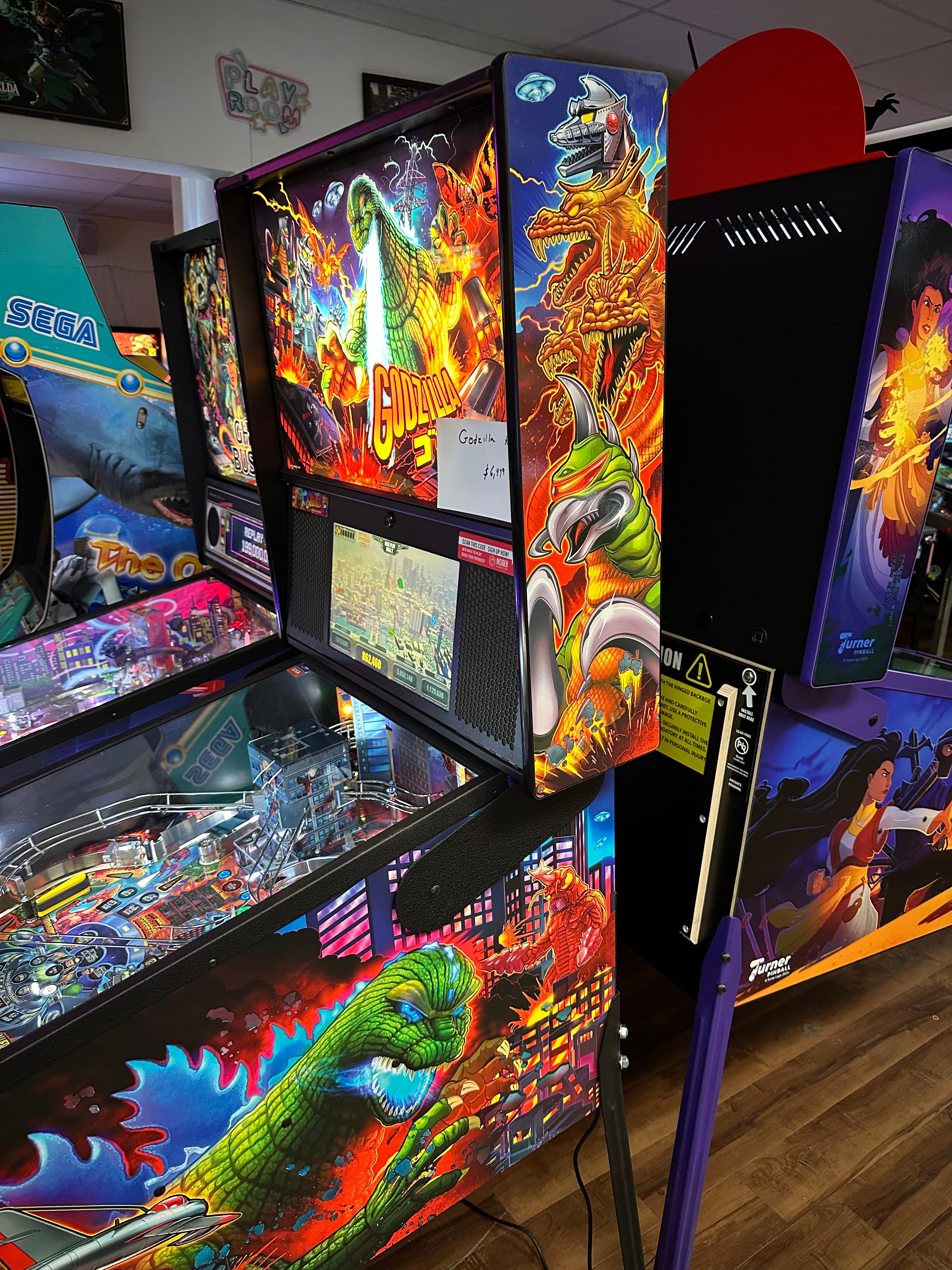 Stern Pinball Godzilla Pro Pinball Machine