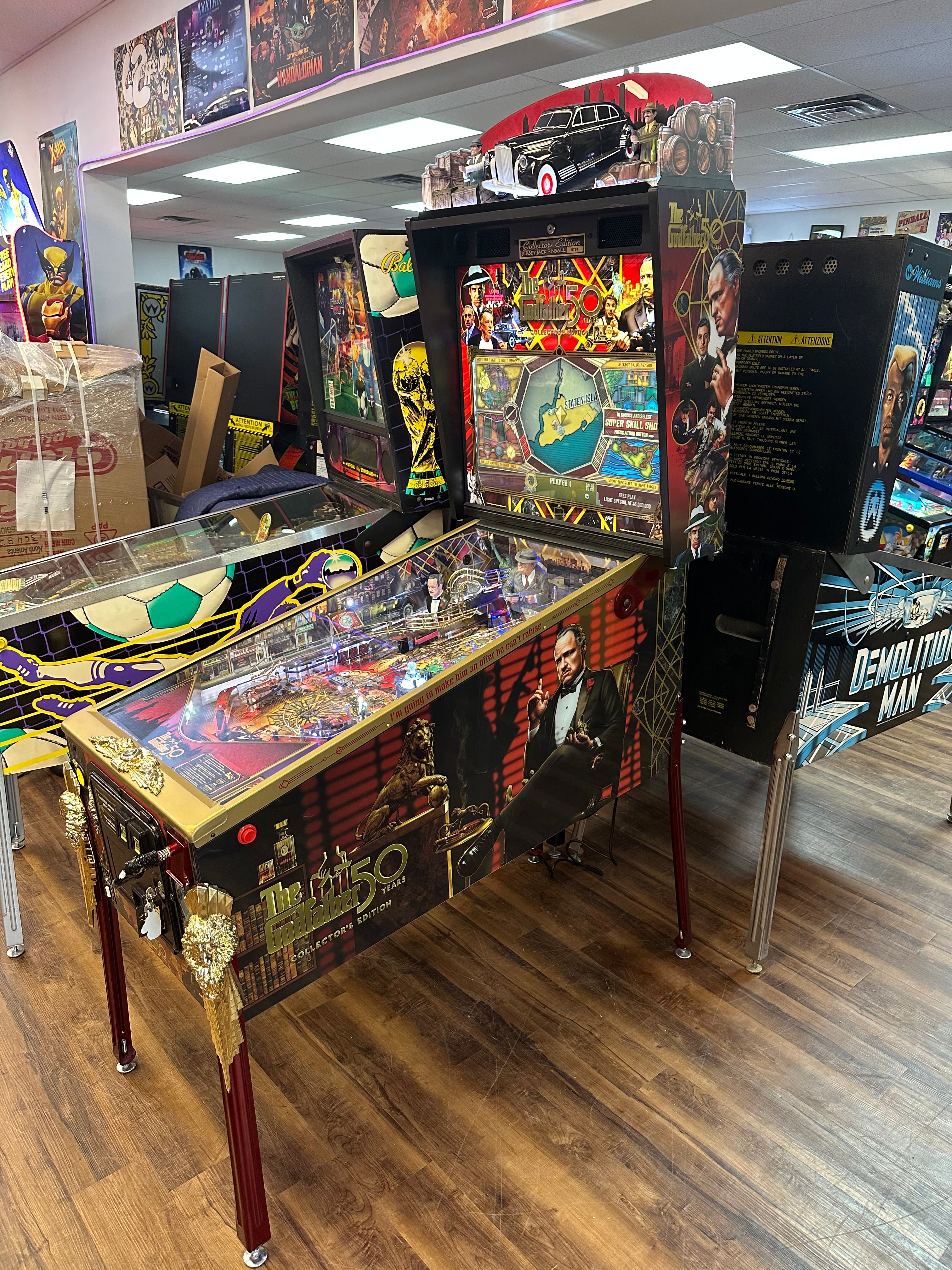 Jersey Jack Pinball The Godfather Collectors Edition Pinball Machine