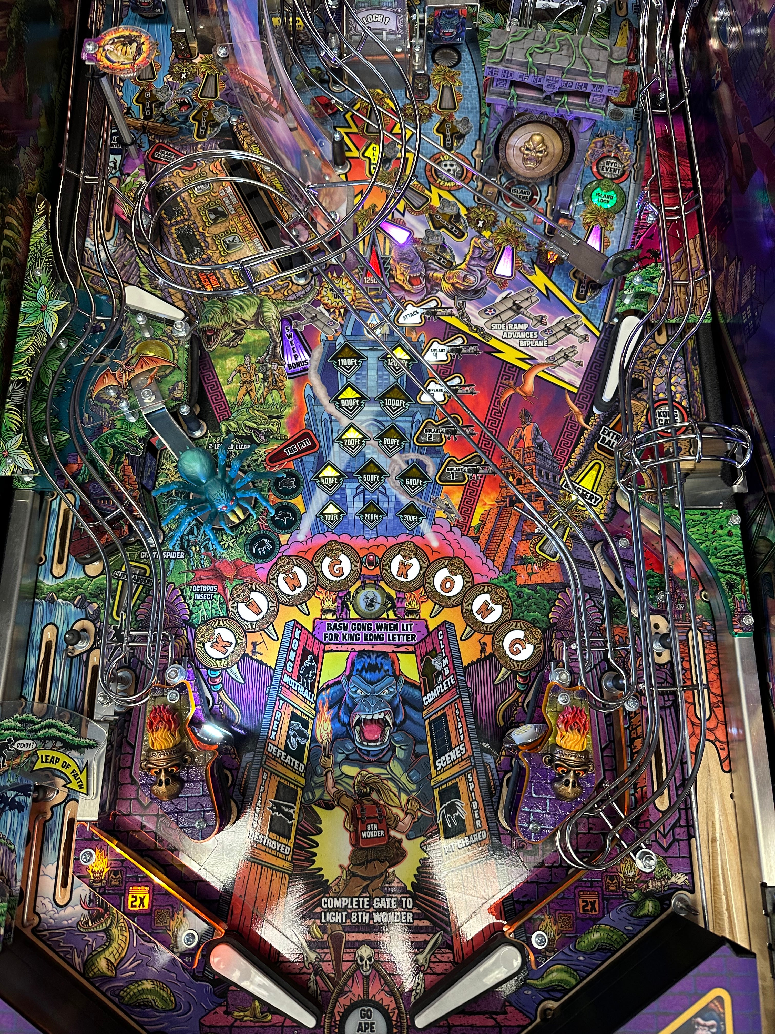 Stern Pinball LOADED King Kong: Myth of Terror Island Limited Edition Pinball Machine