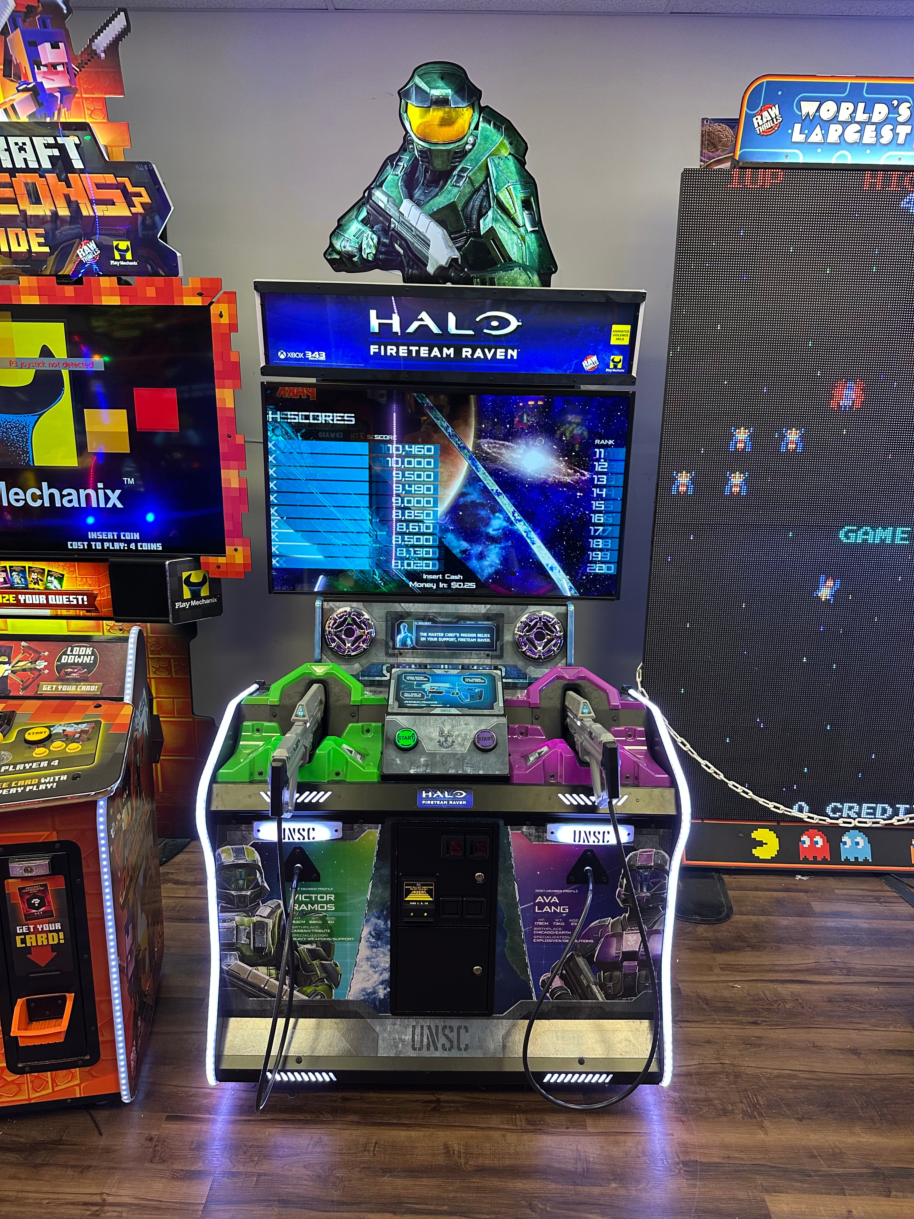 Raw Thrills Halo 2 Player Arcade Game