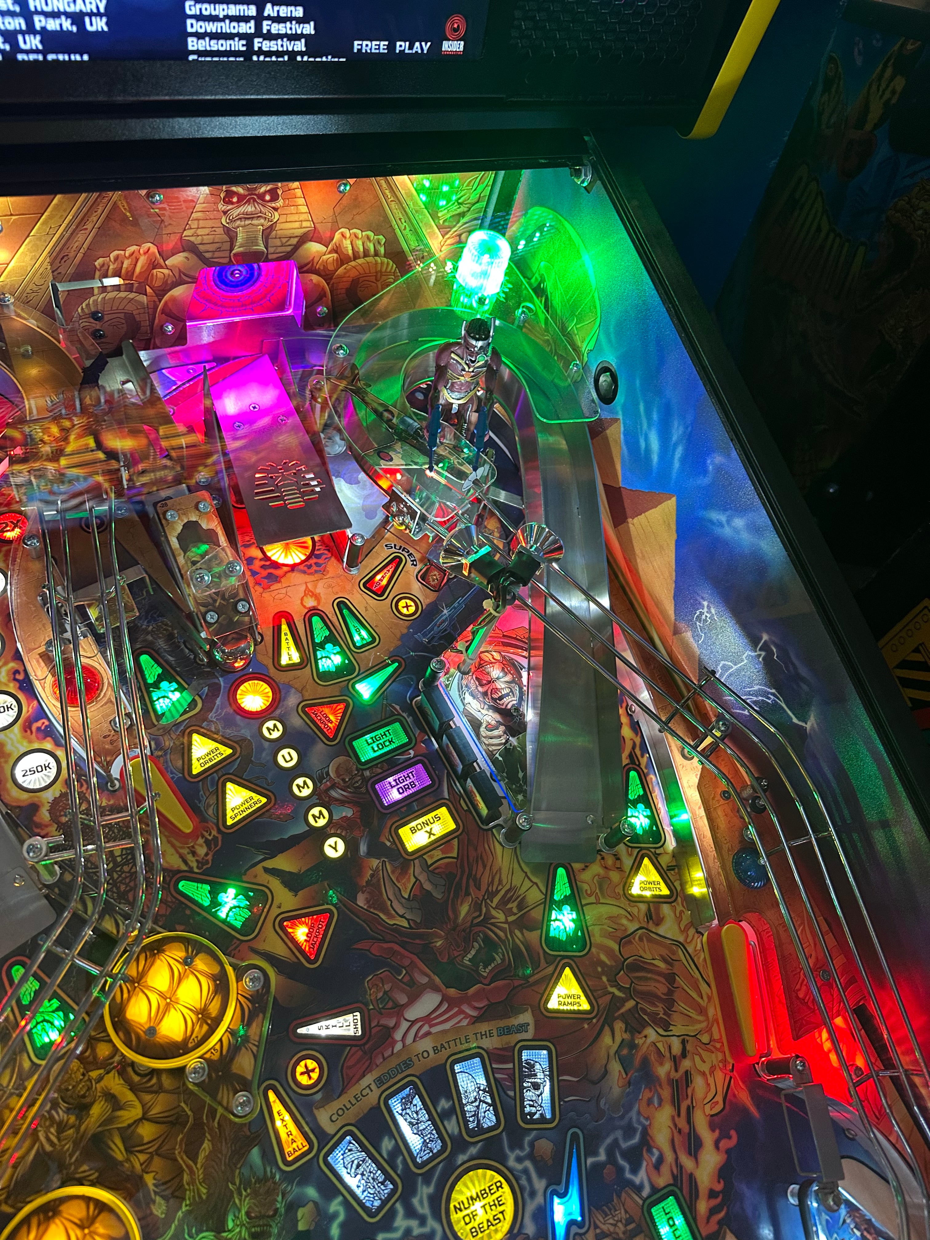 Stern Pinball Iron Maiden Premium Pinball Machine