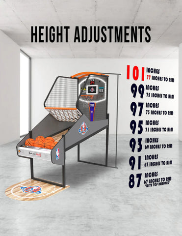 Image of NBA Gametime Pro Basketball Arcade Game
