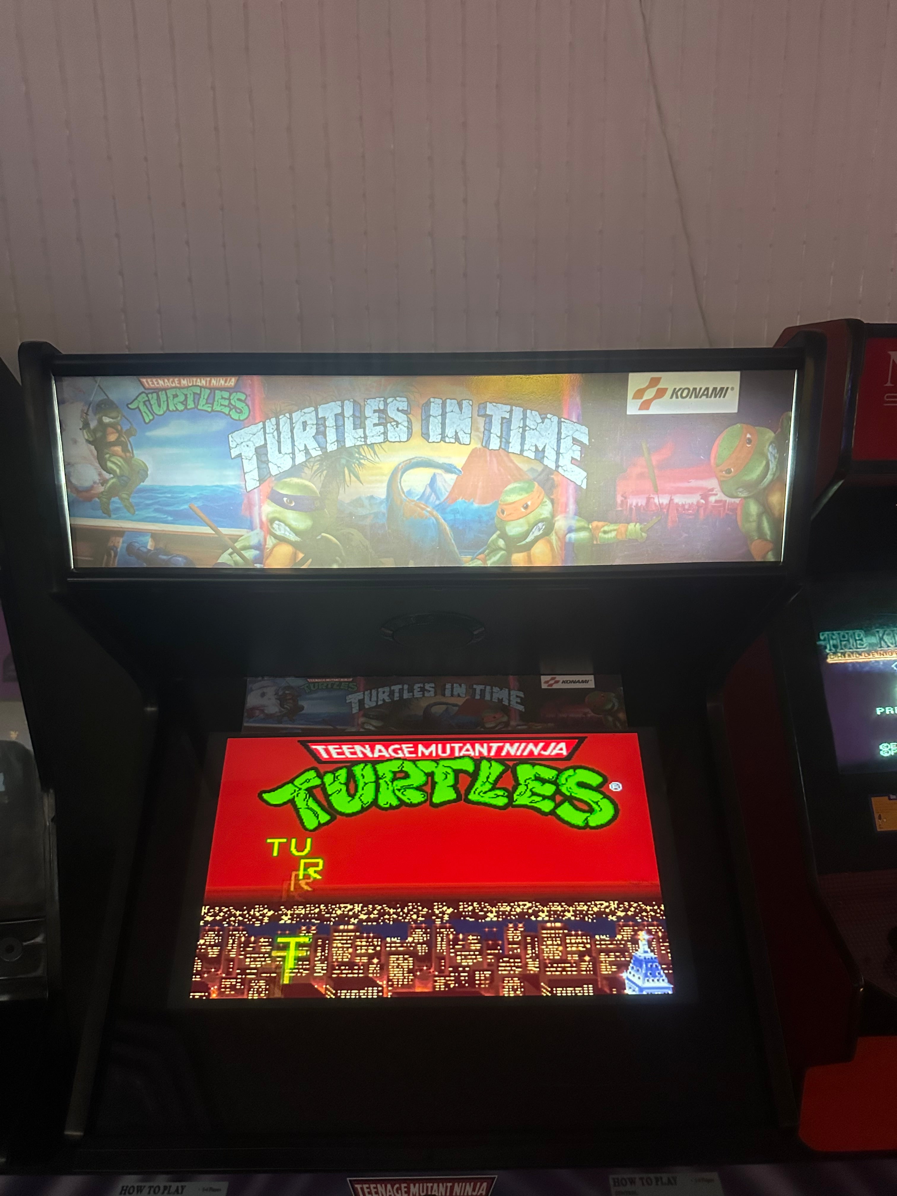 TMNT: Turtles in Time Arcade Game