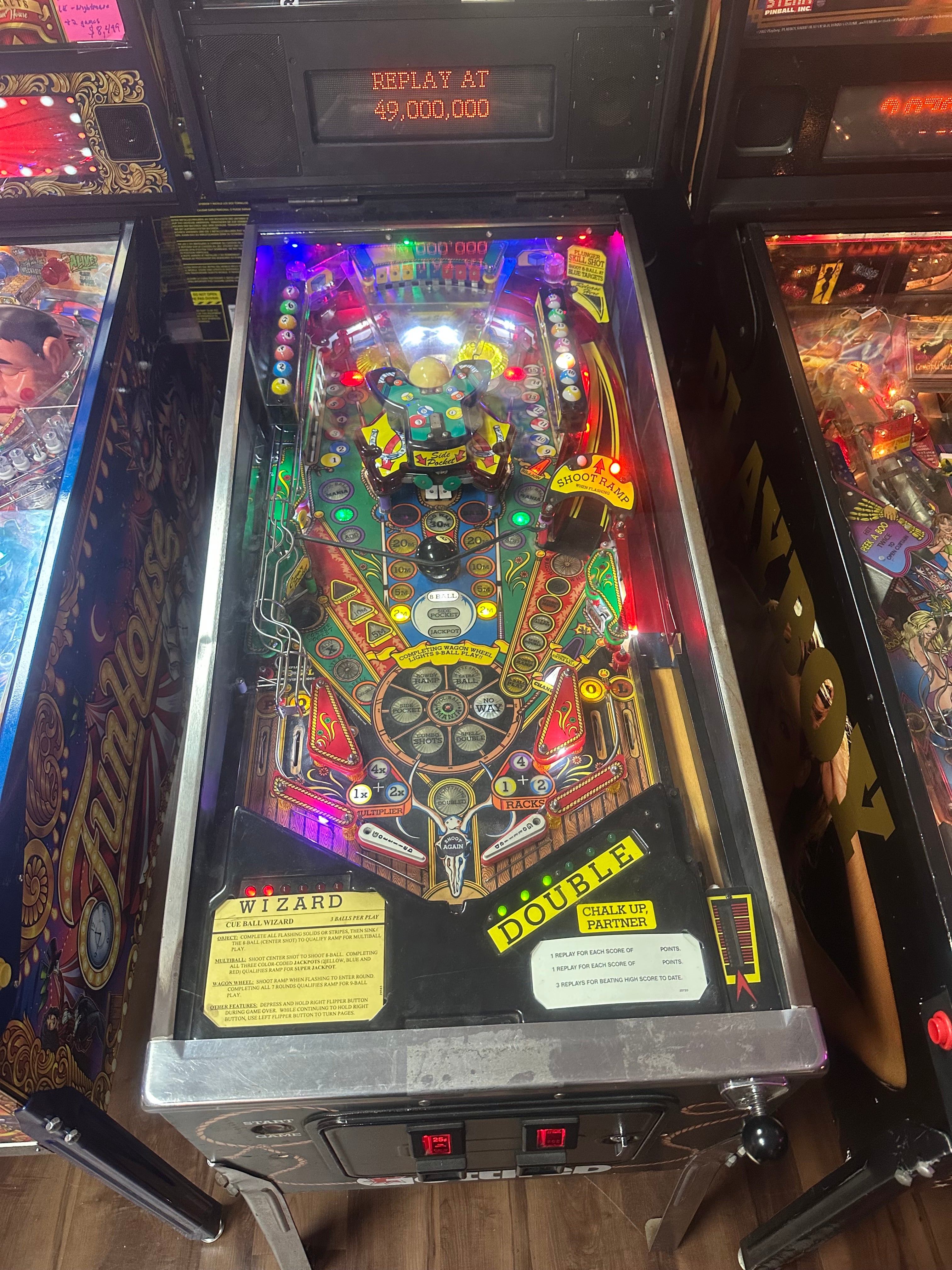 Gottlieb Cue Ball Wizard Pinball Machine