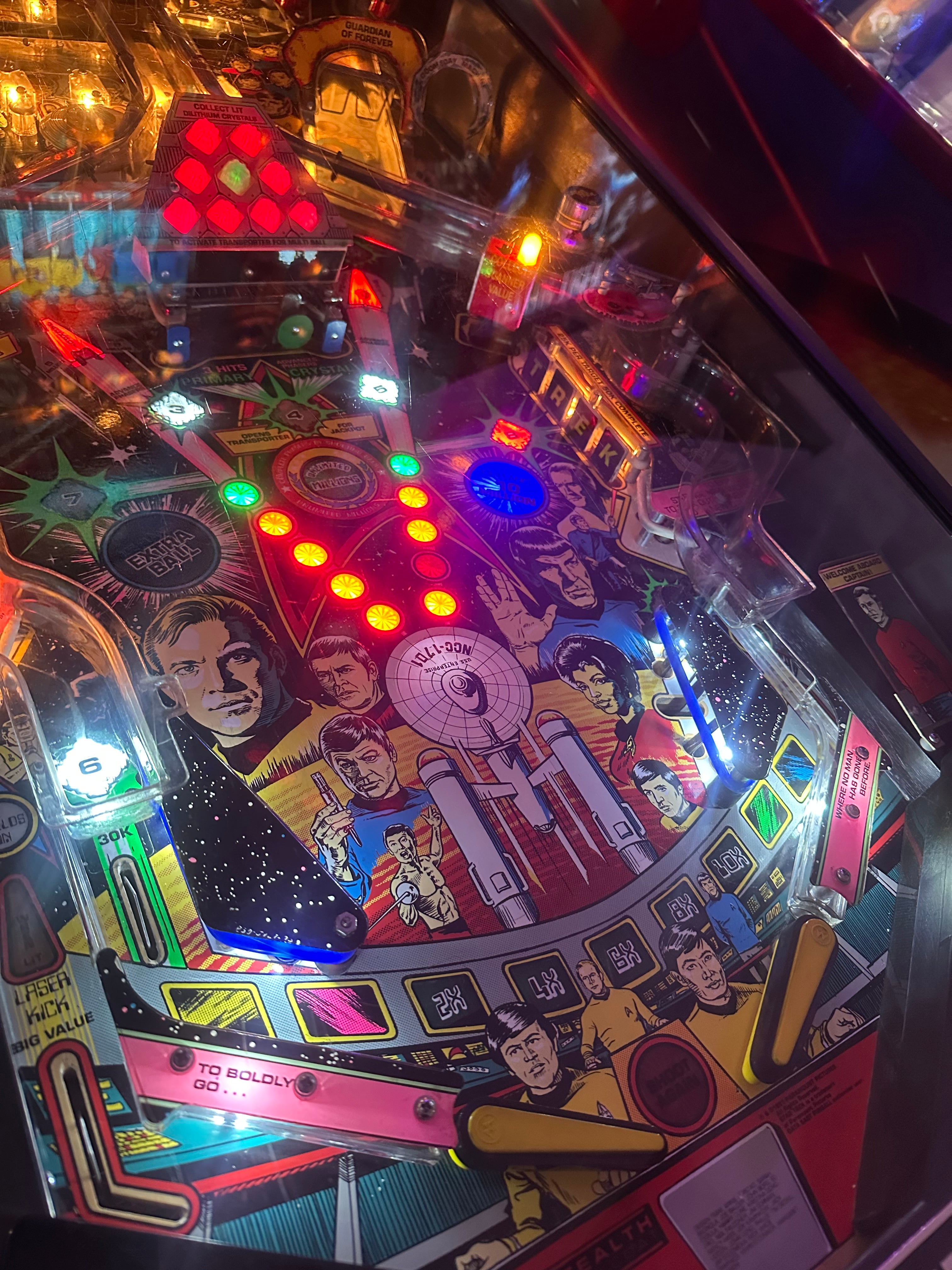 Data East Star Trek Pinball Machine