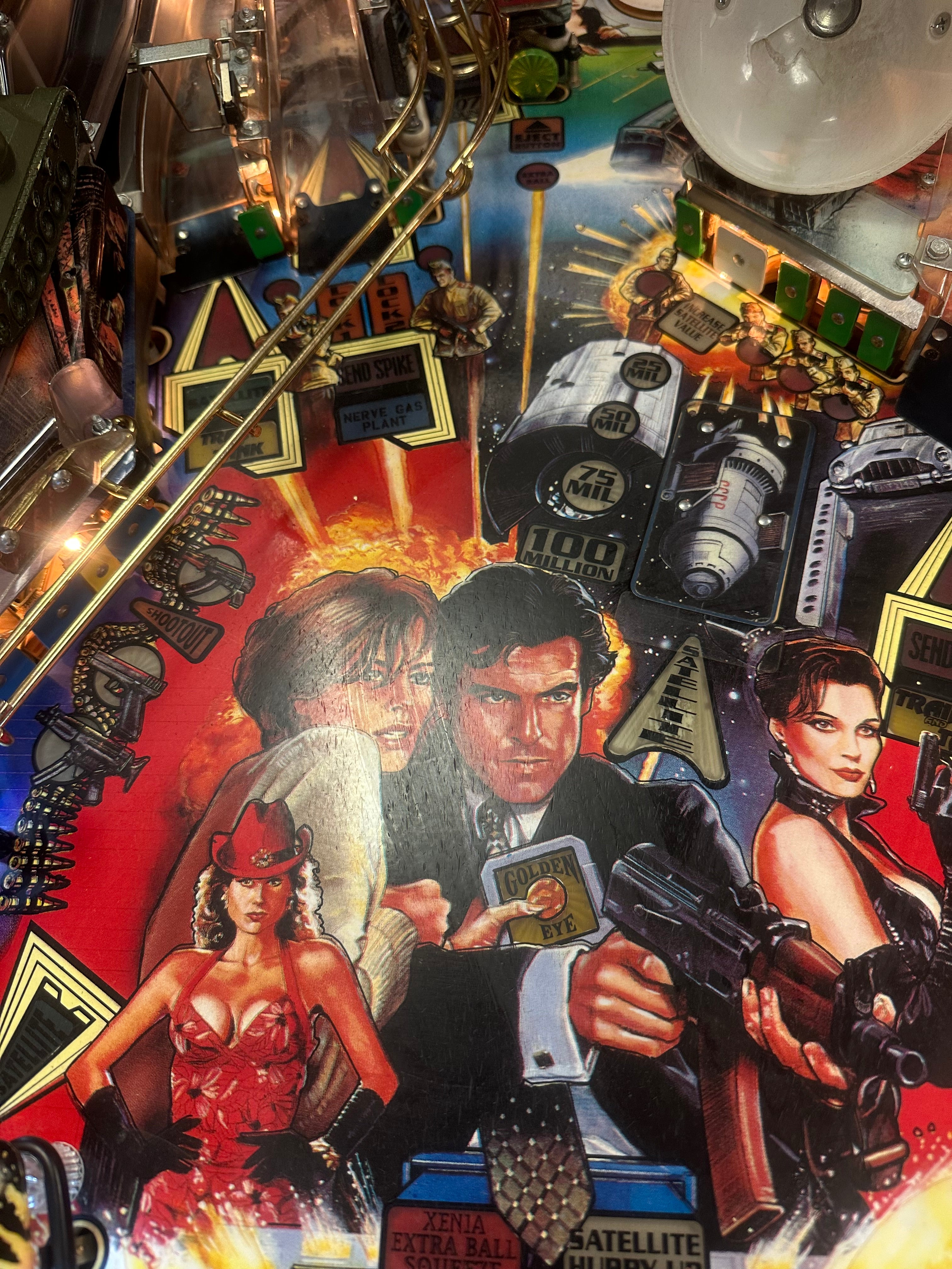 SEGA Goldeneye Pinball Machine