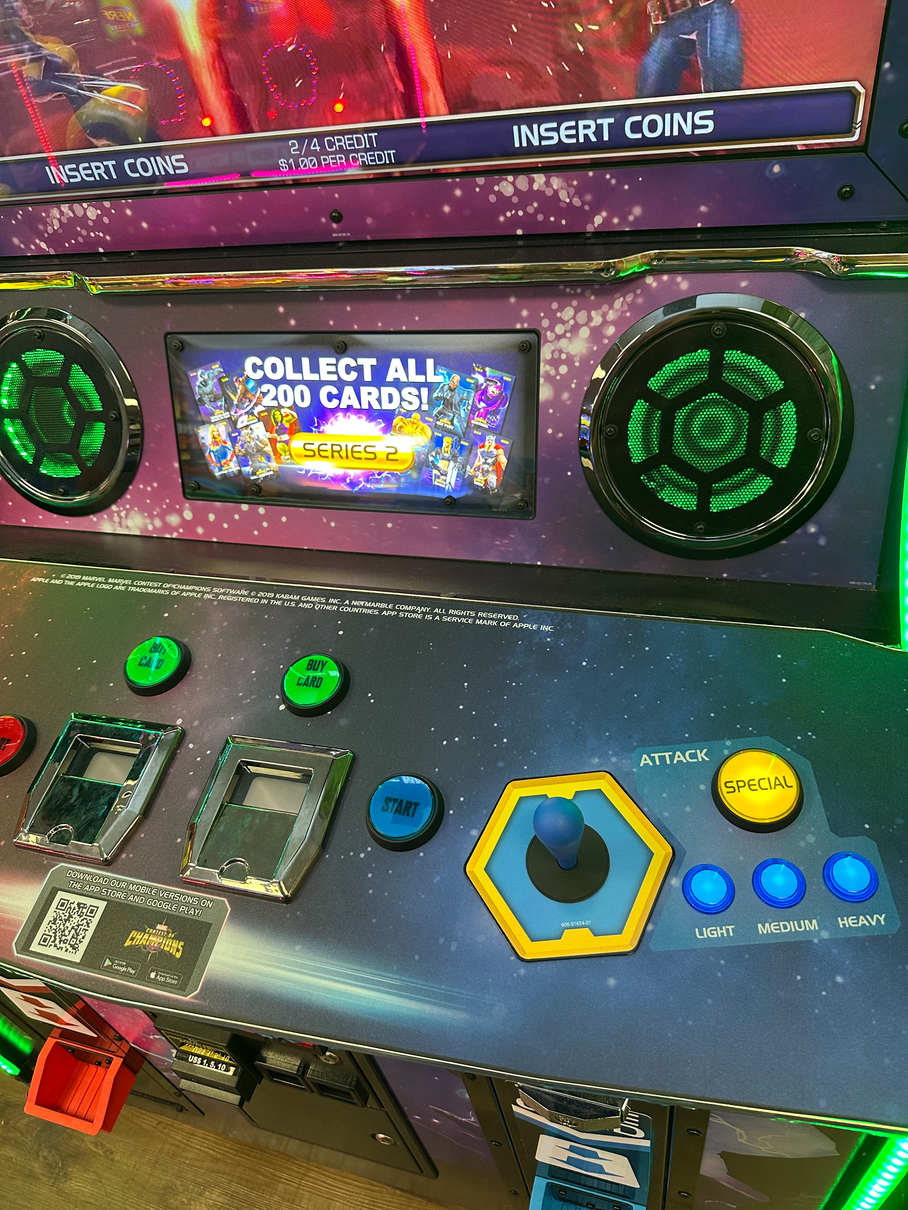 Raw Thrills Marvel Contest of Champions Arcade Game