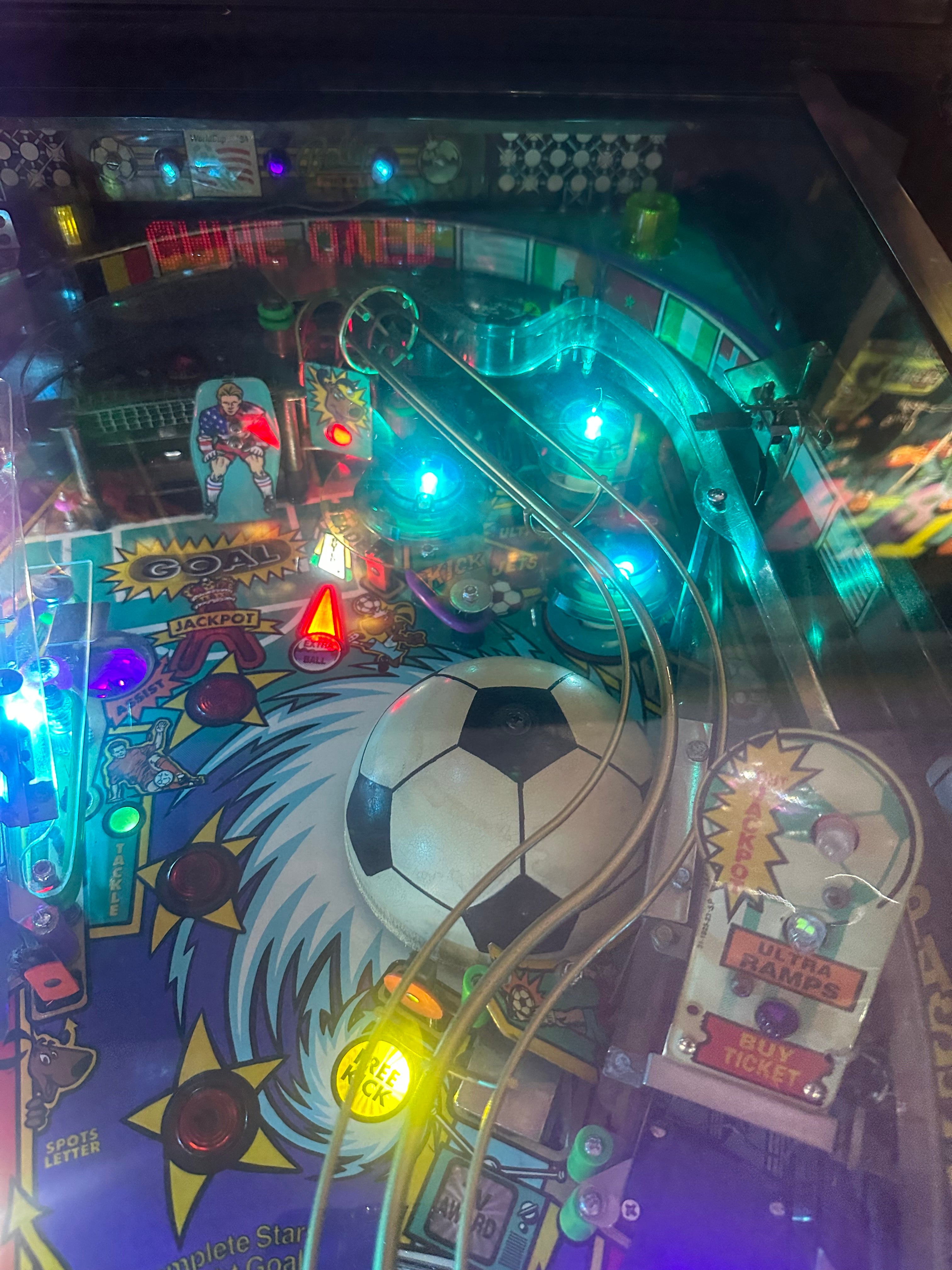 Bally World Cup Soccer Pinball Machine